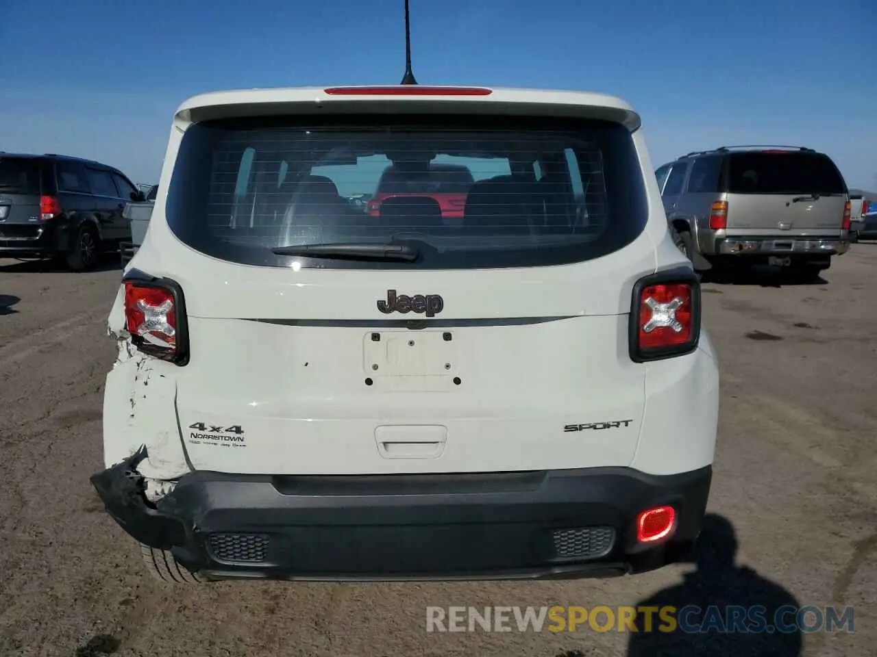 6 Photograph of a damaged car ZACNJBABXLPL15799 JEEP RENEGADE 2020