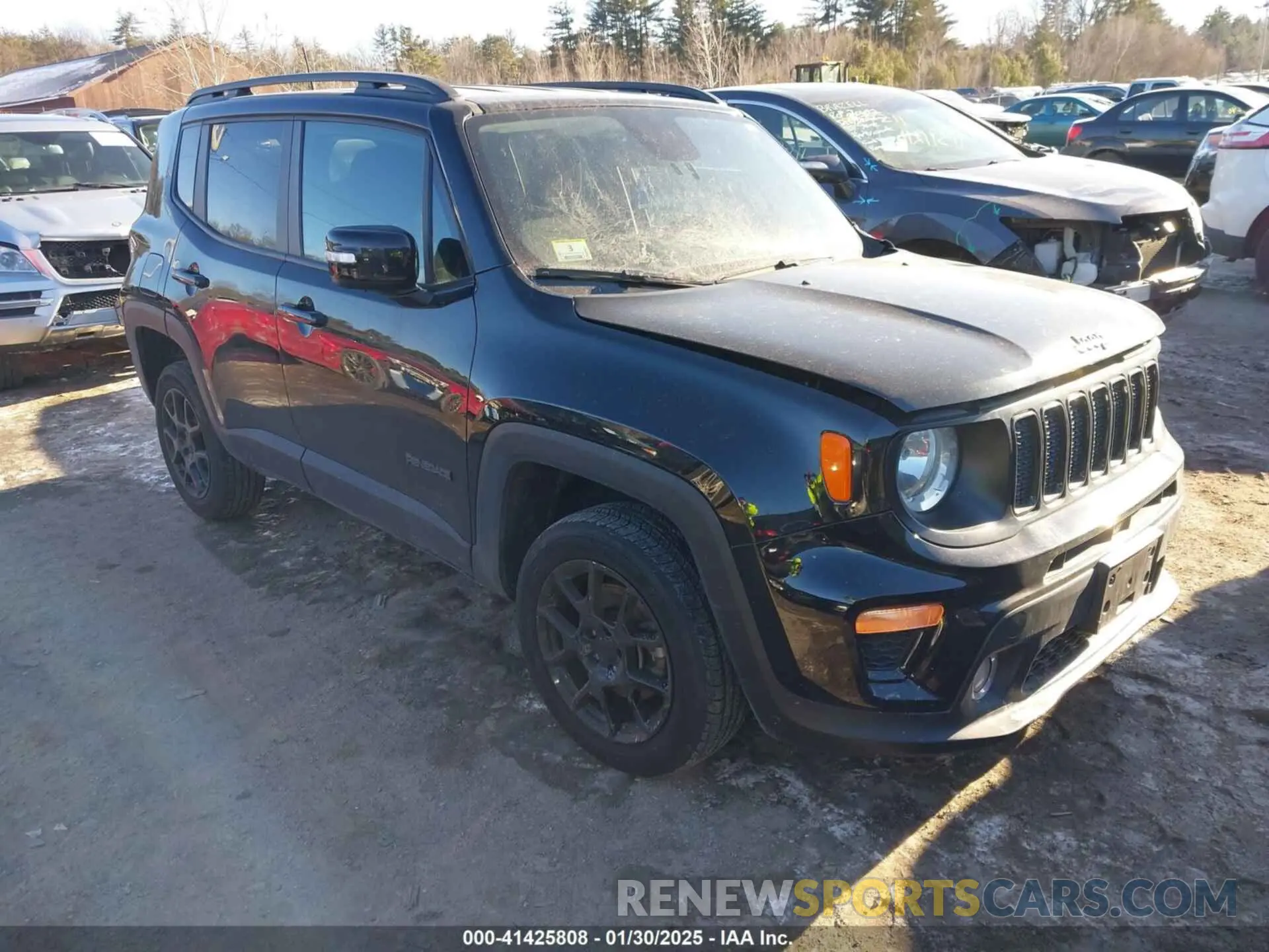 1 Photograph of a damaged car ZACNJBB10LPK99487 JEEP RENEGADE 2020