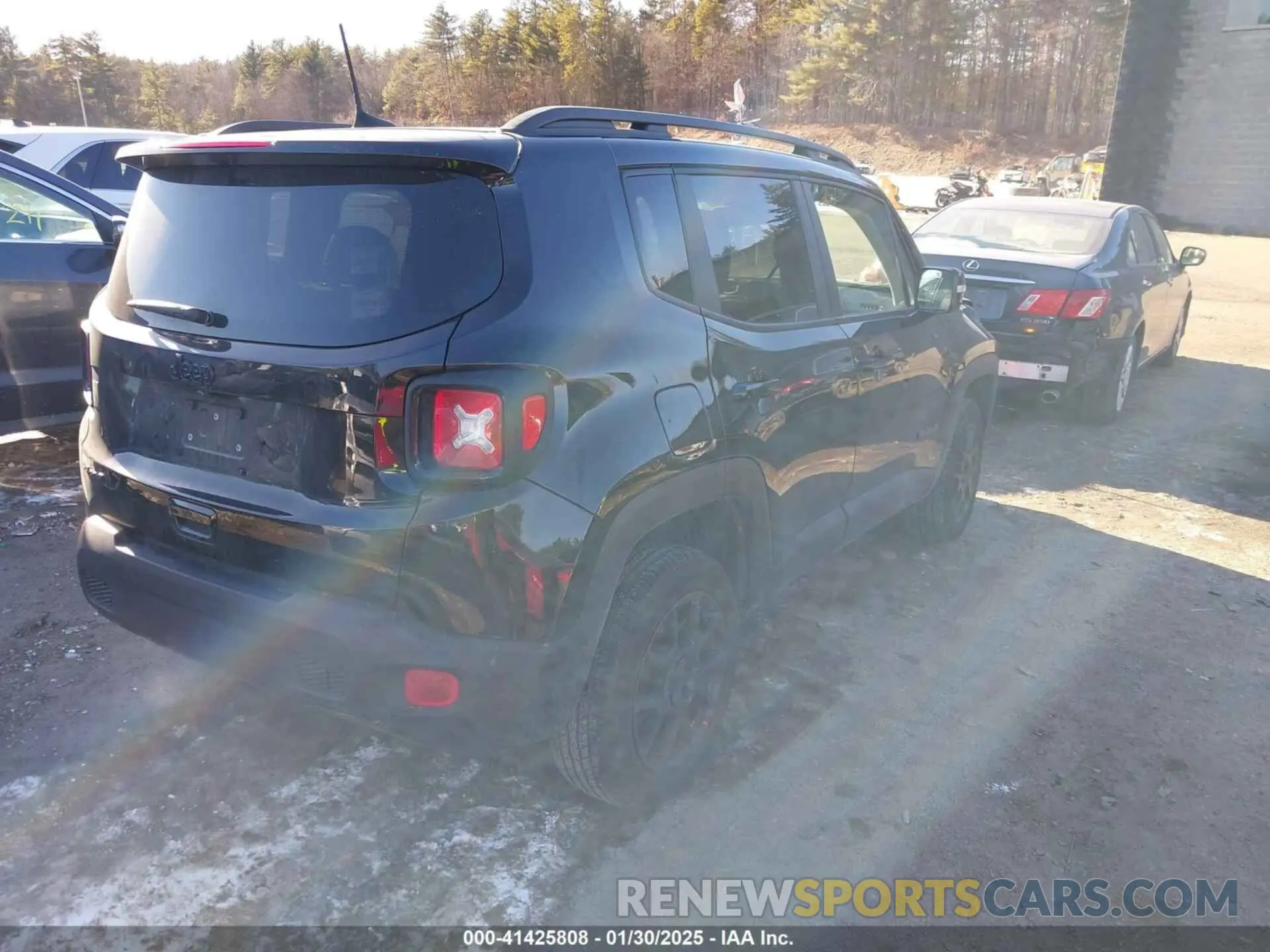 4 Photograph of a damaged car ZACNJBB10LPK99487 JEEP RENEGADE 2020