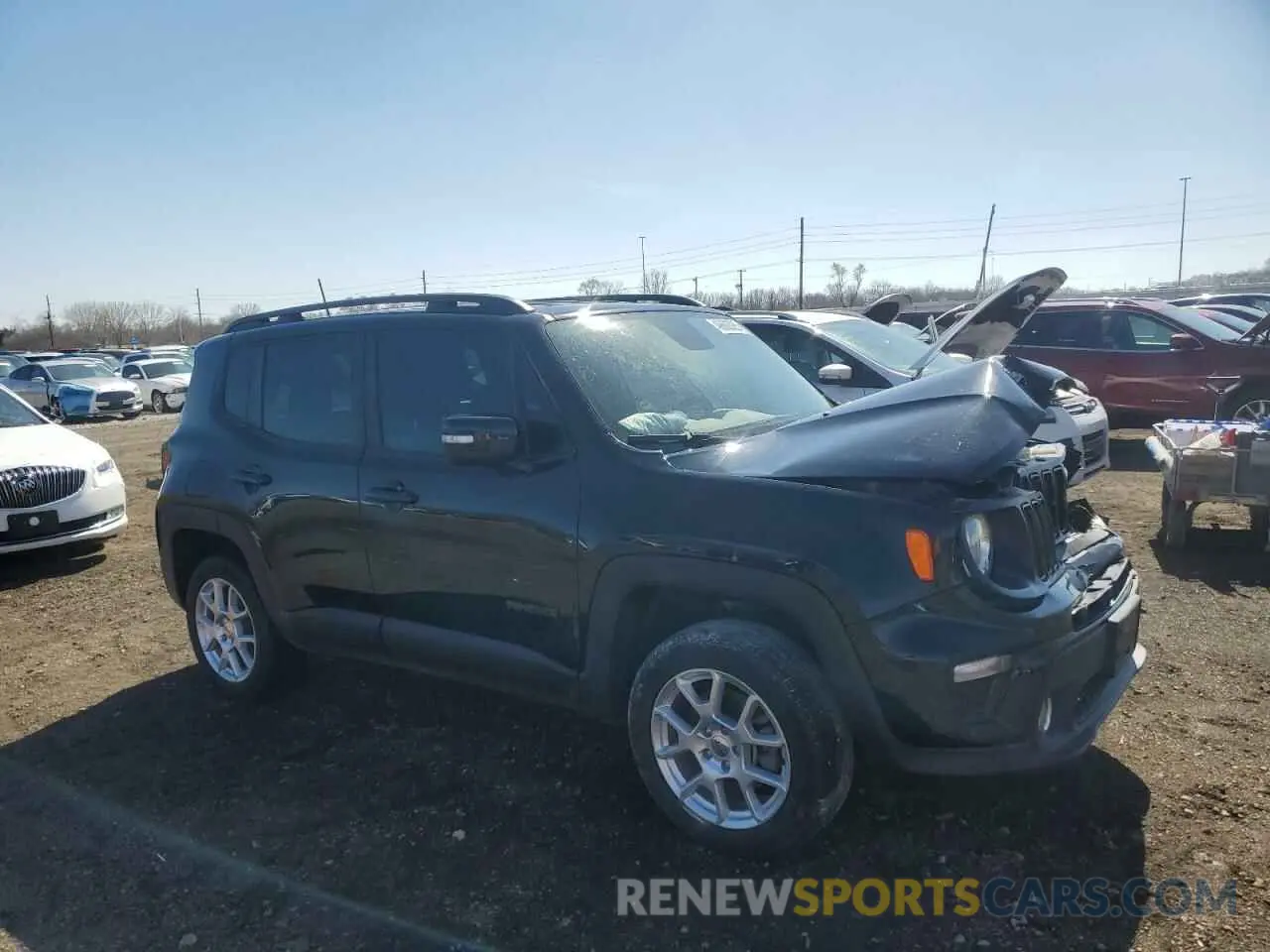 4 Фотография поврежденного автомобиля ZACNJBBB2LPM00151 JEEP RENEGADE 2020