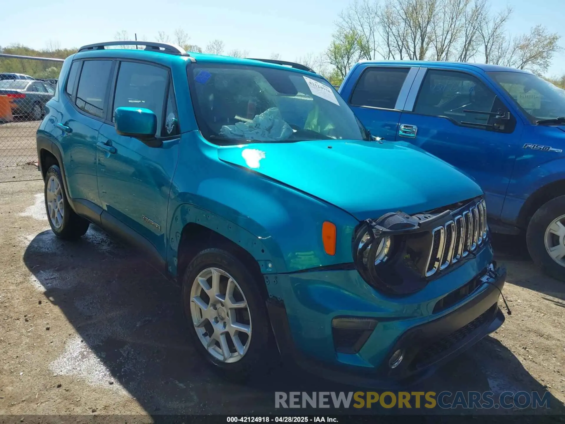 1 Photograph of a damaged car ZACNJBBB3LPL02553 JEEP RENEGADE 2020