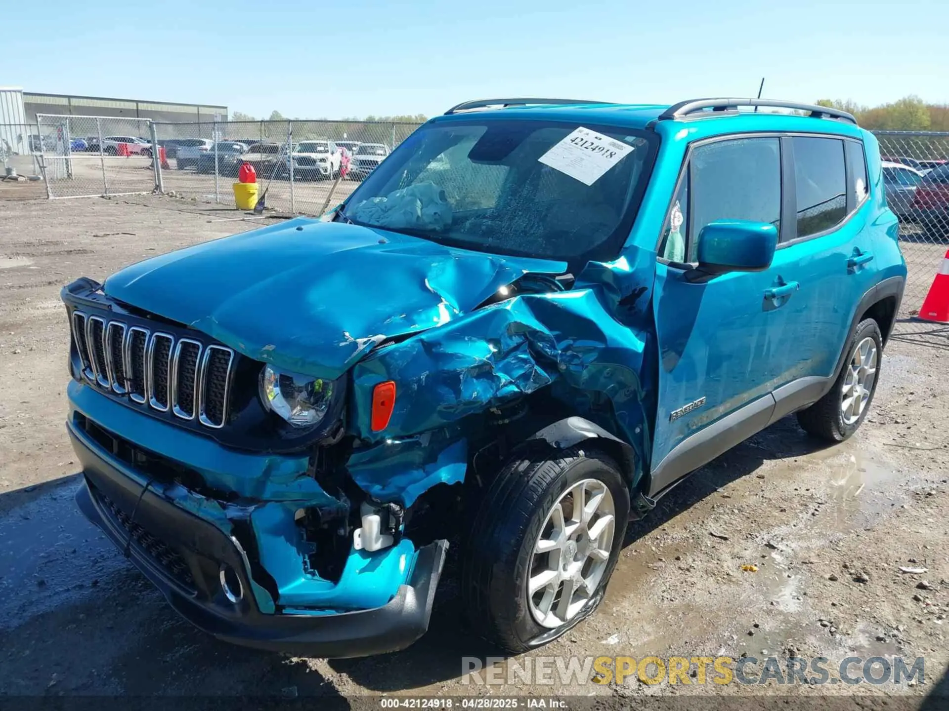 2 Photograph of a damaged car ZACNJBBB3LPL02553 JEEP RENEGADE 2020