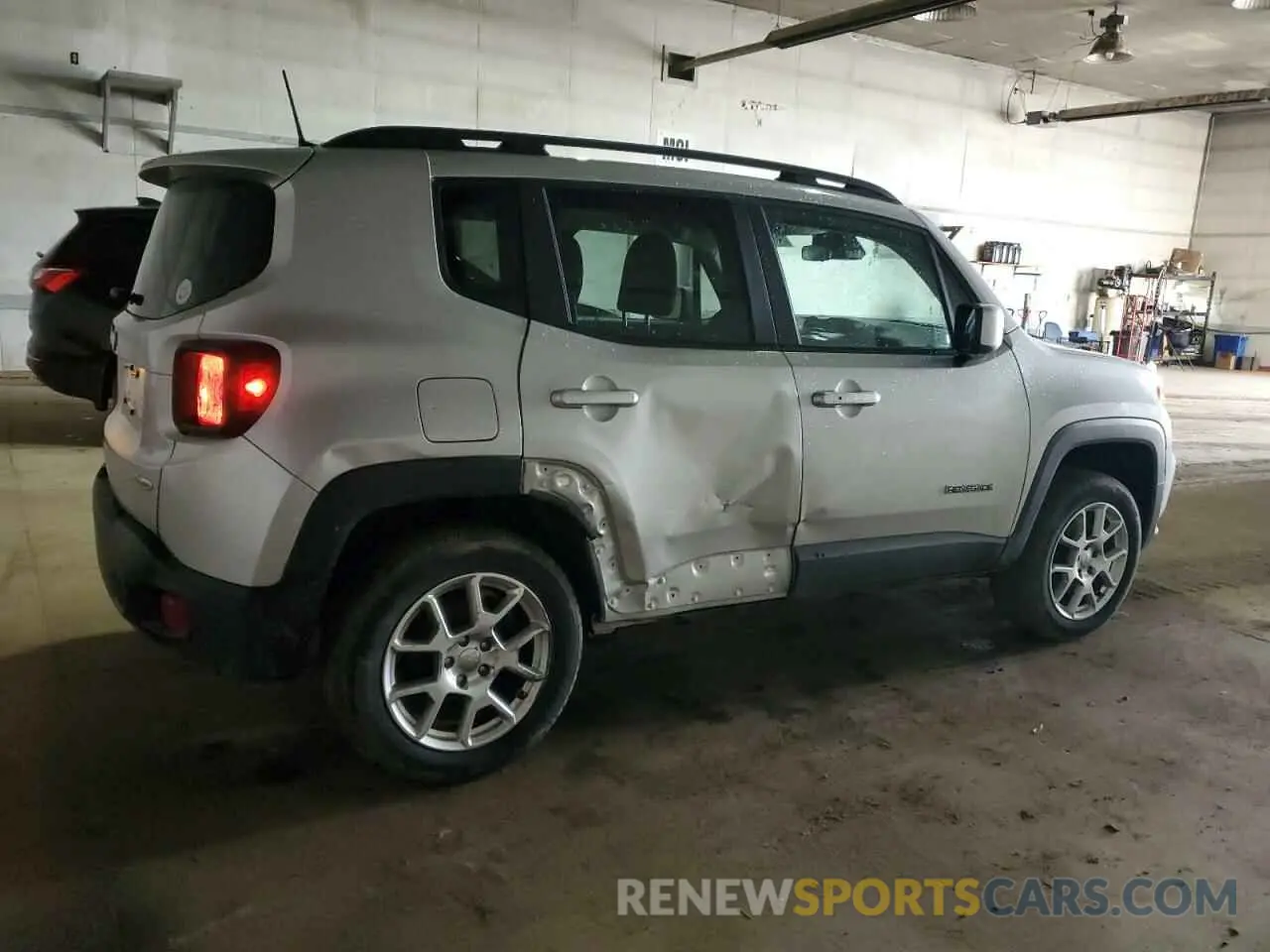 3 Photograph of a damaged car ZACNJBBB5LPL20522 JEEP RENEGADE 2020