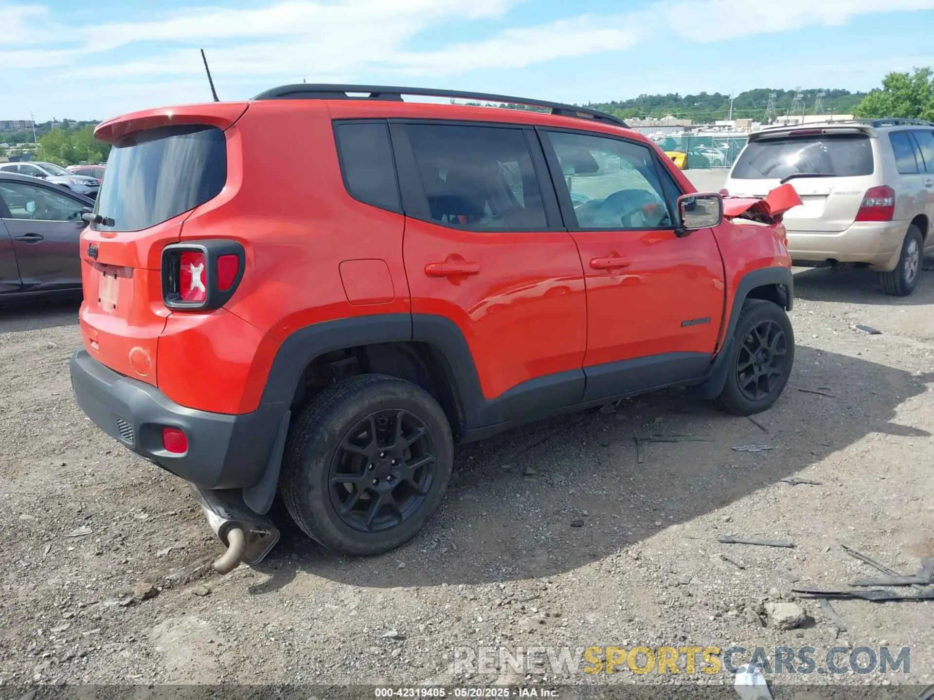 4 Фотография поврежденного автомобиля ZACNJBBB6LPL13871 JEEP RENEGADE 2020