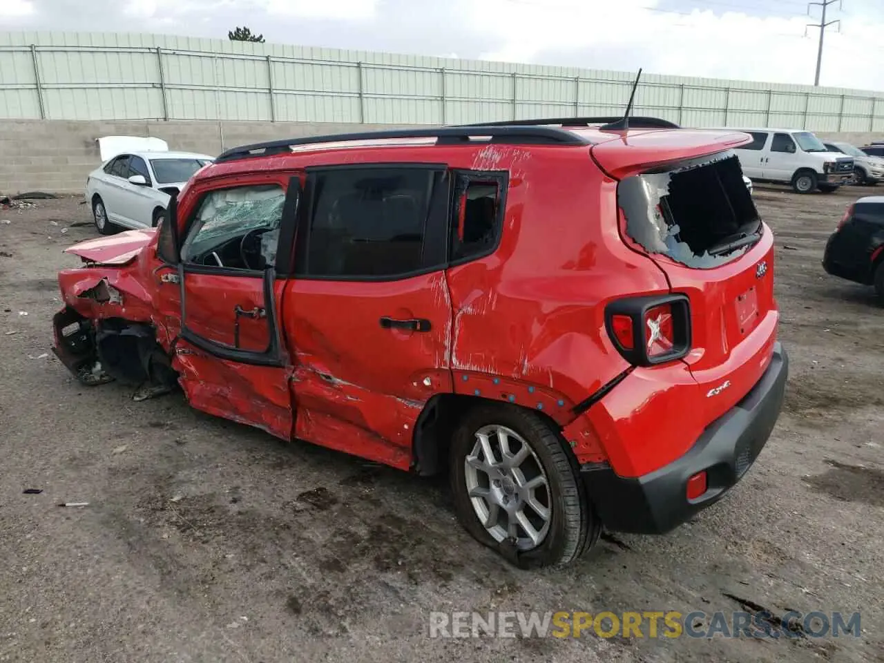 2 Фотография поврежденного автомобиля ZACNJBBB6LPL22876 JEEP RENEGADE 2020