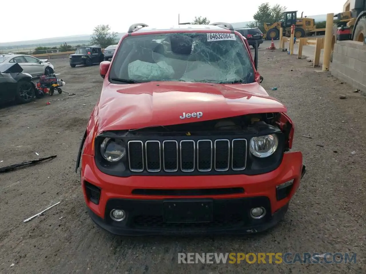 5 Фотография поврежденного автомобиля ZACNJBBB6LPL22876 JEEP RENEGADE 2020