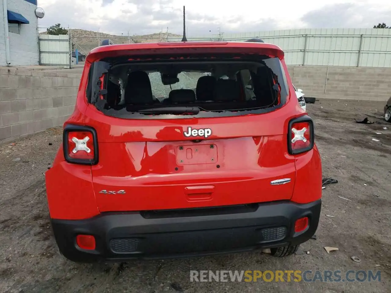6 Фотография поврежденного автомобиля ZACNJBBB6LPL22876 JEEP RENEGADE 2020
