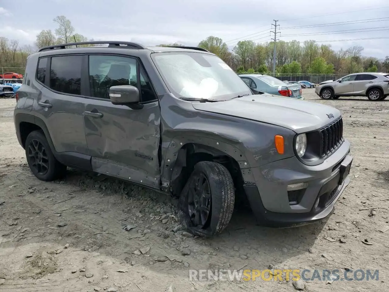 4 Photograph of a damaged car ZACNJBBB6LPL87145 JEEP RENEGADE 2020