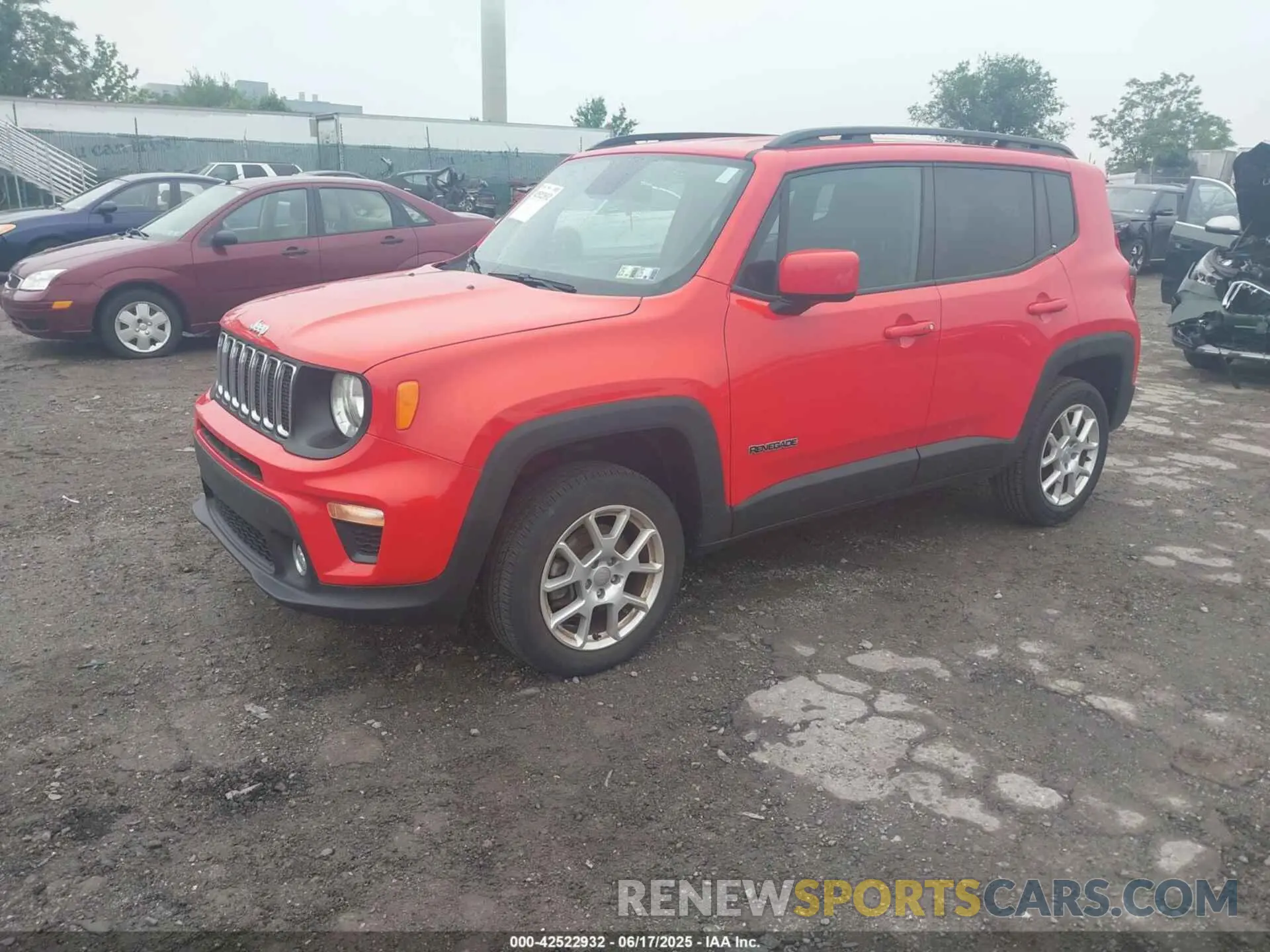 2 Photograph of a damaged car ZACNJBBB7LPL26547 JEEP RENEGADE 2020