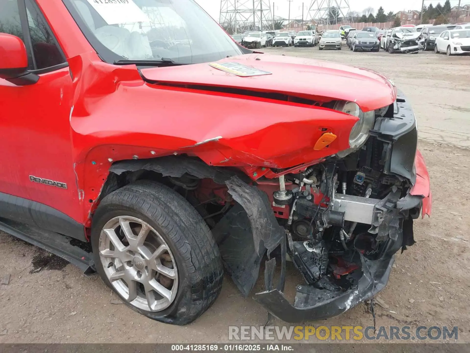 6 Photograph of a damaged car ZACNJBBB7LPL97764 JEEP RENEGADE 2020