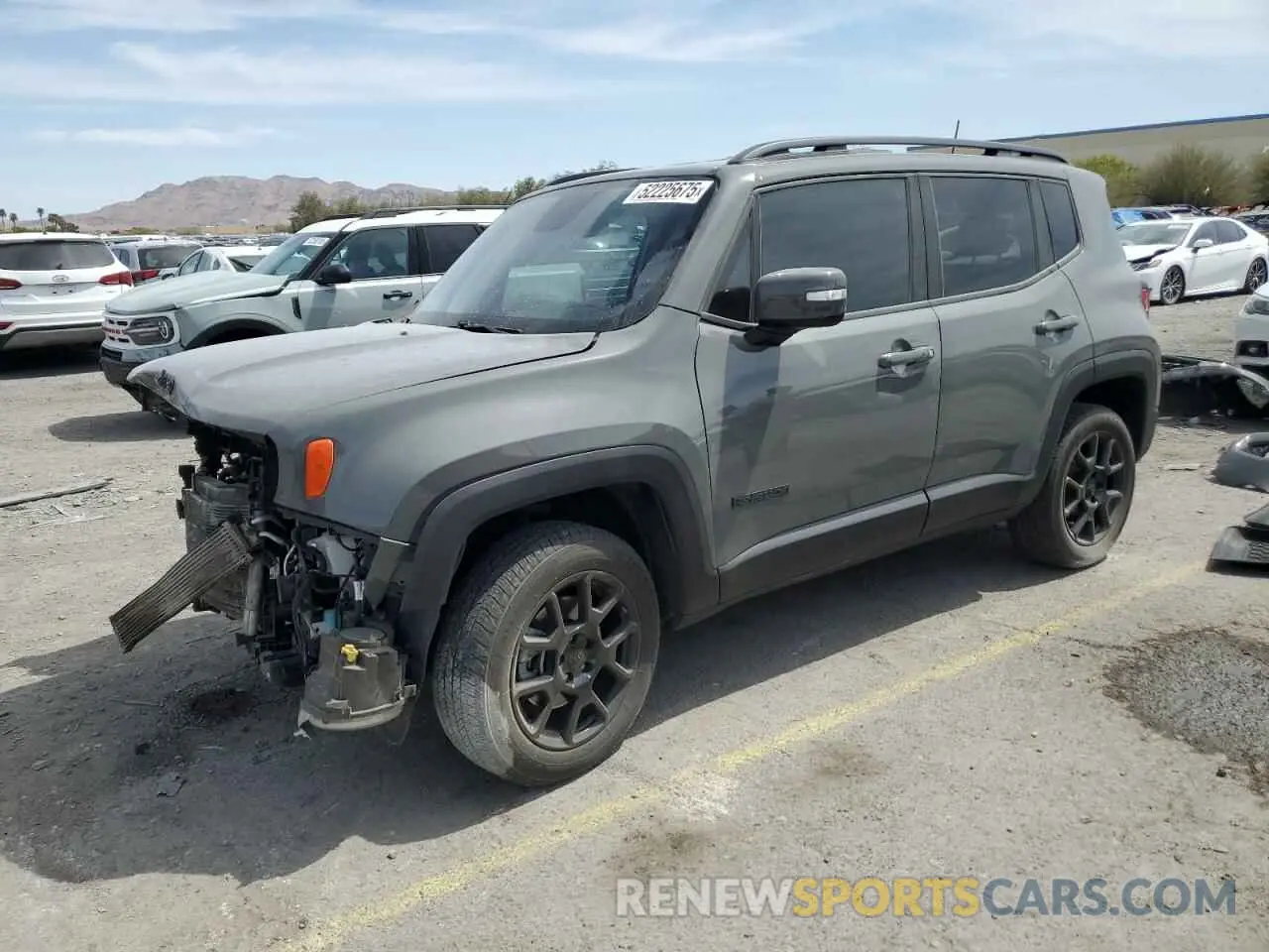 1 Photograph of a damaged car ZACNJBBB8LPL87499 JEEP RENEGADE 2020