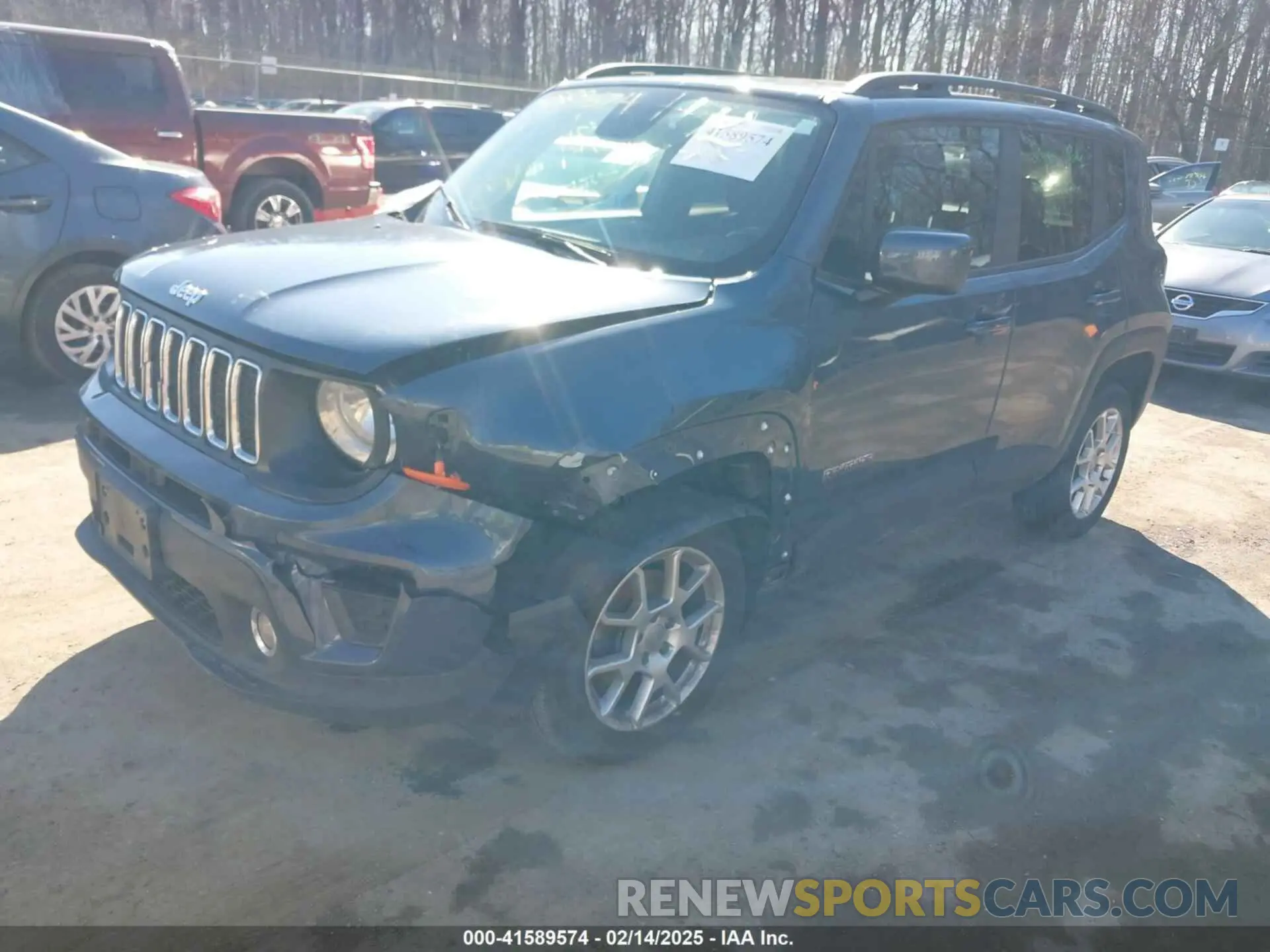 2 Photograph of a damaged car ZACNJBBB9LPL85731 JEEP RENEGADE 2020