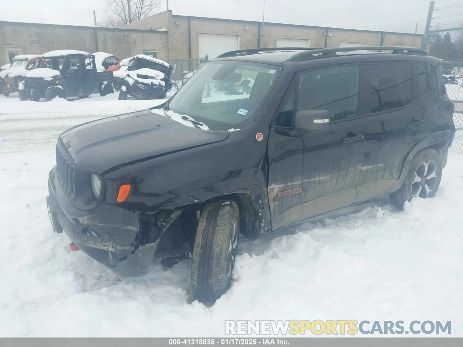 2 Photograph of a damaged car ZACNJBC16LPL35469 JEEP RENEGADE 2020