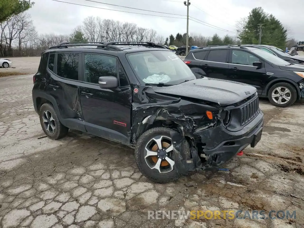 4 Фотография поврежденного автомобиля ZACNJBC16LPL73297 JEEP RENEGADE 2020