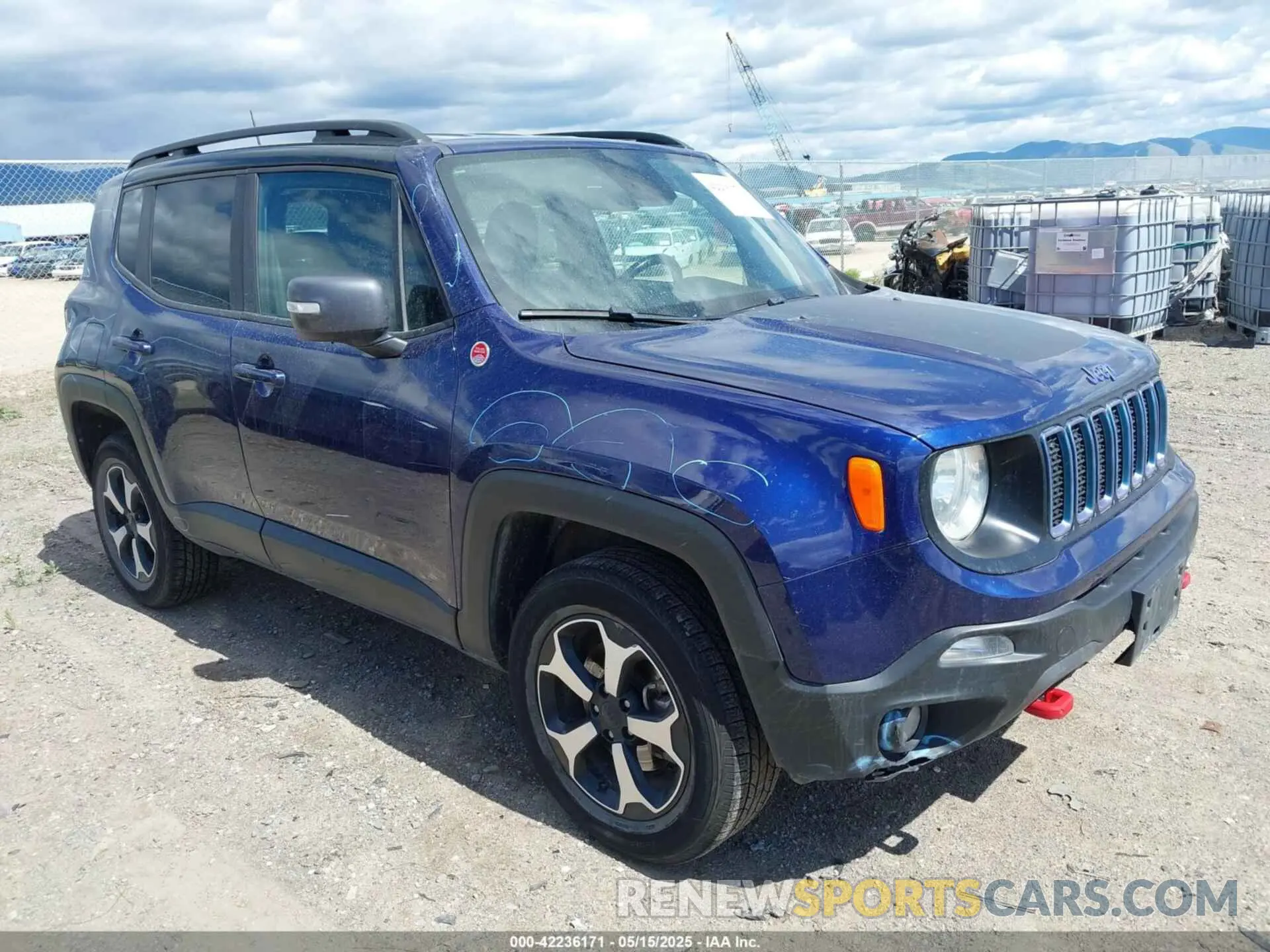 1 Photograph of a damaged car ZACNJBC16LPL78404 JEEP RENEGADE 2020