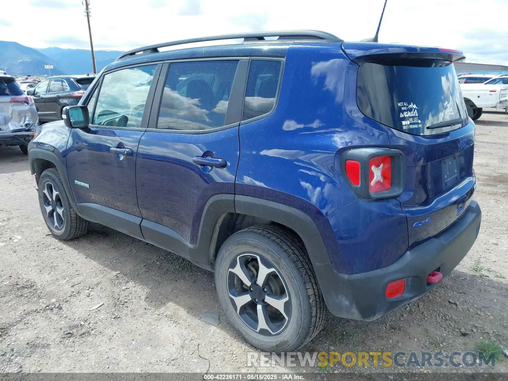 3 Photograph of a damaged car ZACNJBC16LPL78404 JEEP RENEGADE 2020