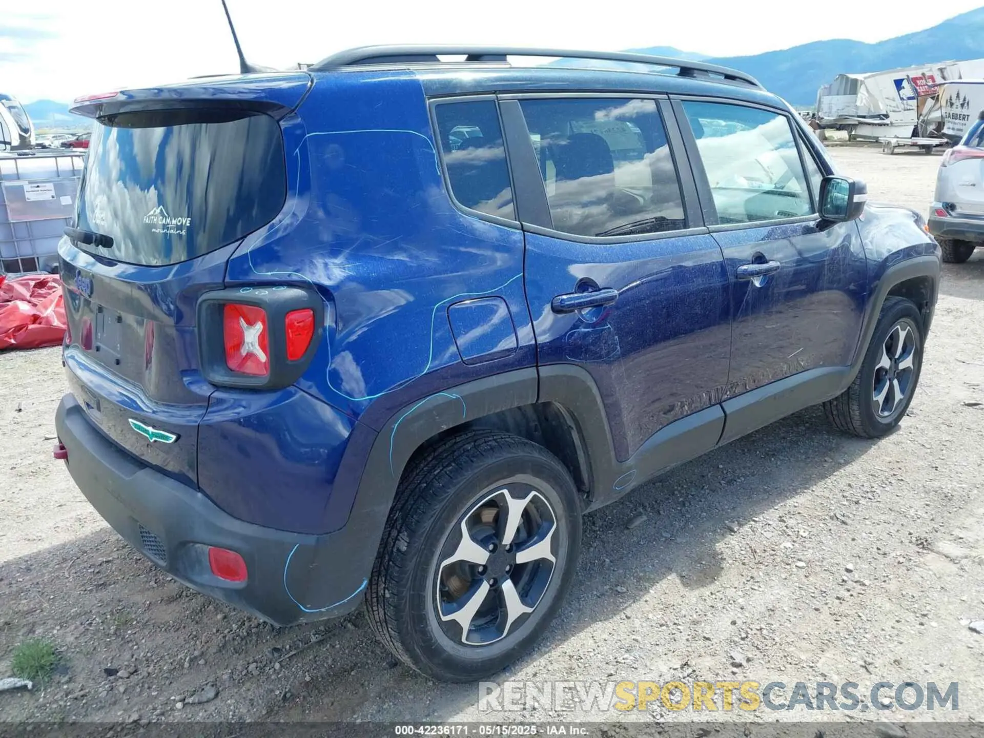 4 Photograph of a damaged car ZACNJBC16LPL78404 JEEP RENEGADE 2020