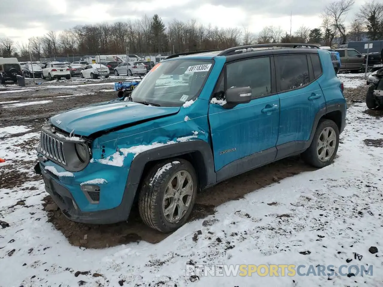 1 Photograph of a damaged car ZACNJBD11LPL68717 JEEP RENEGADE 2020