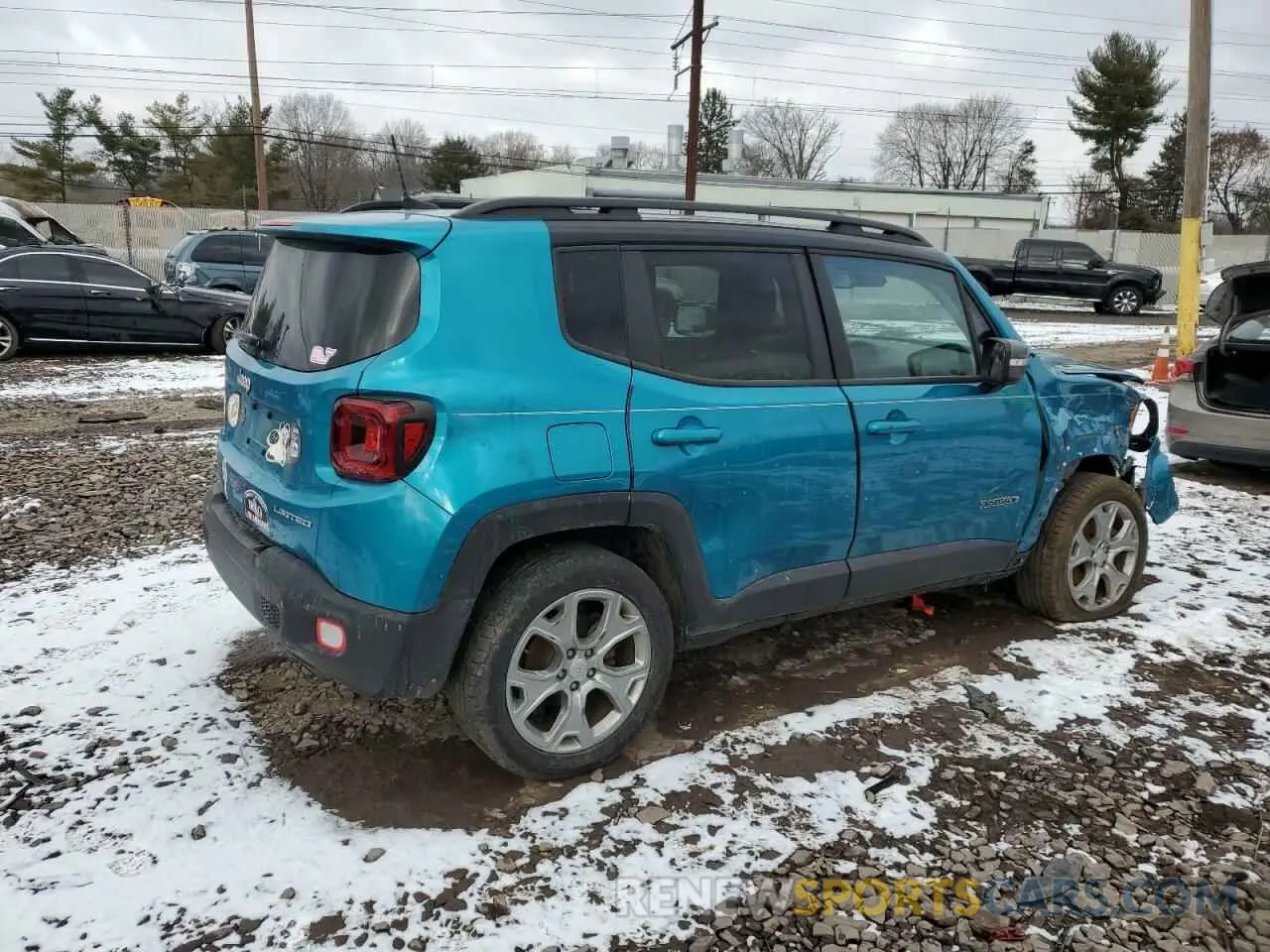 3 Photograph of a damaged car ZACNJBD11LPL68717 JEEP RENEGADE 2020