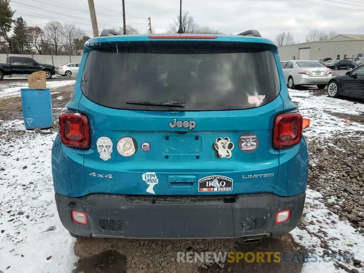 6 Photograph of a damaged car ZACNJBD11LPL68717 JEEP RENEGADE 2020