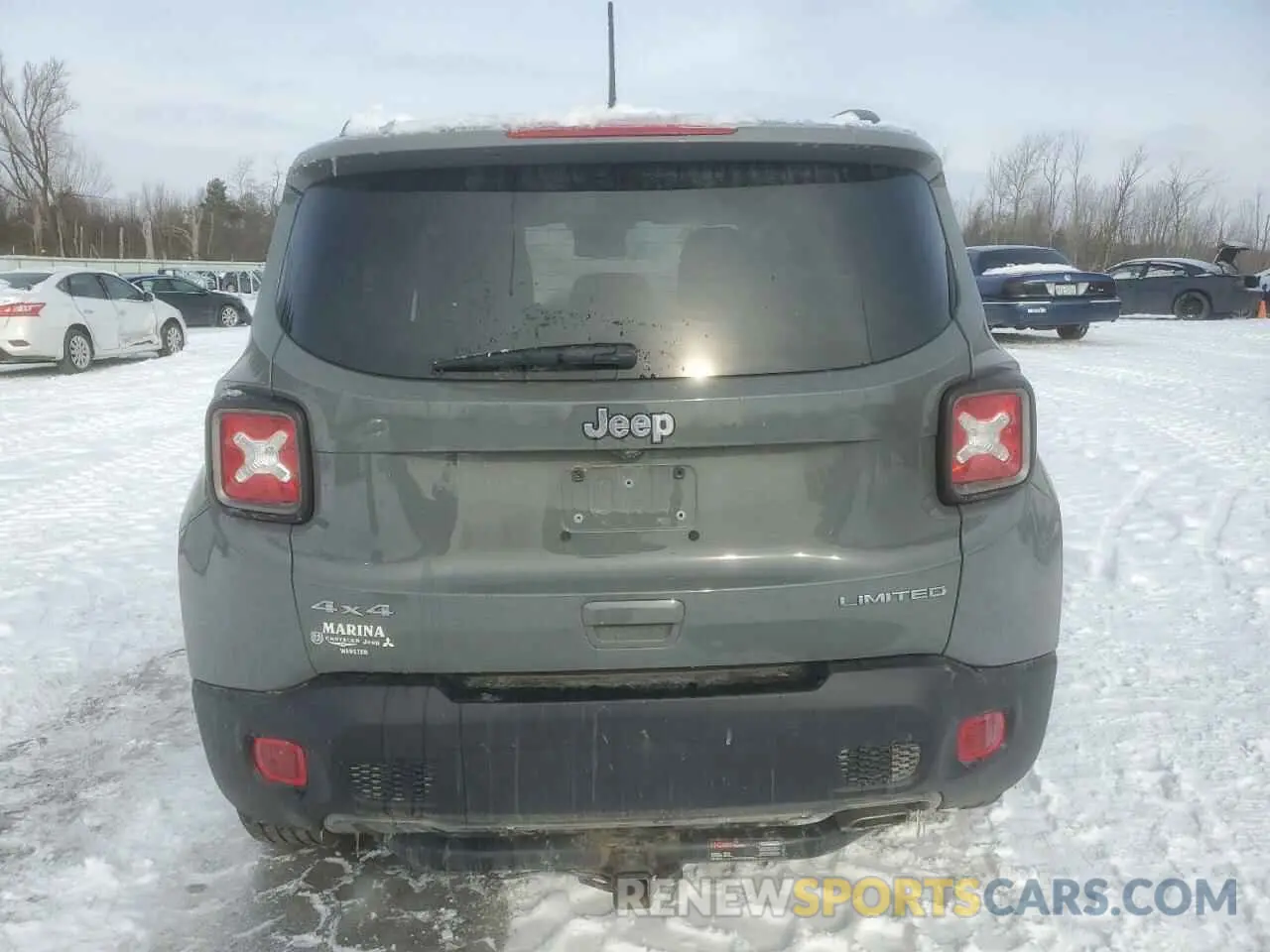 6 Photograph of a damaged car ZACNJBD16LPL76313 JEEP RENEGADE 2020