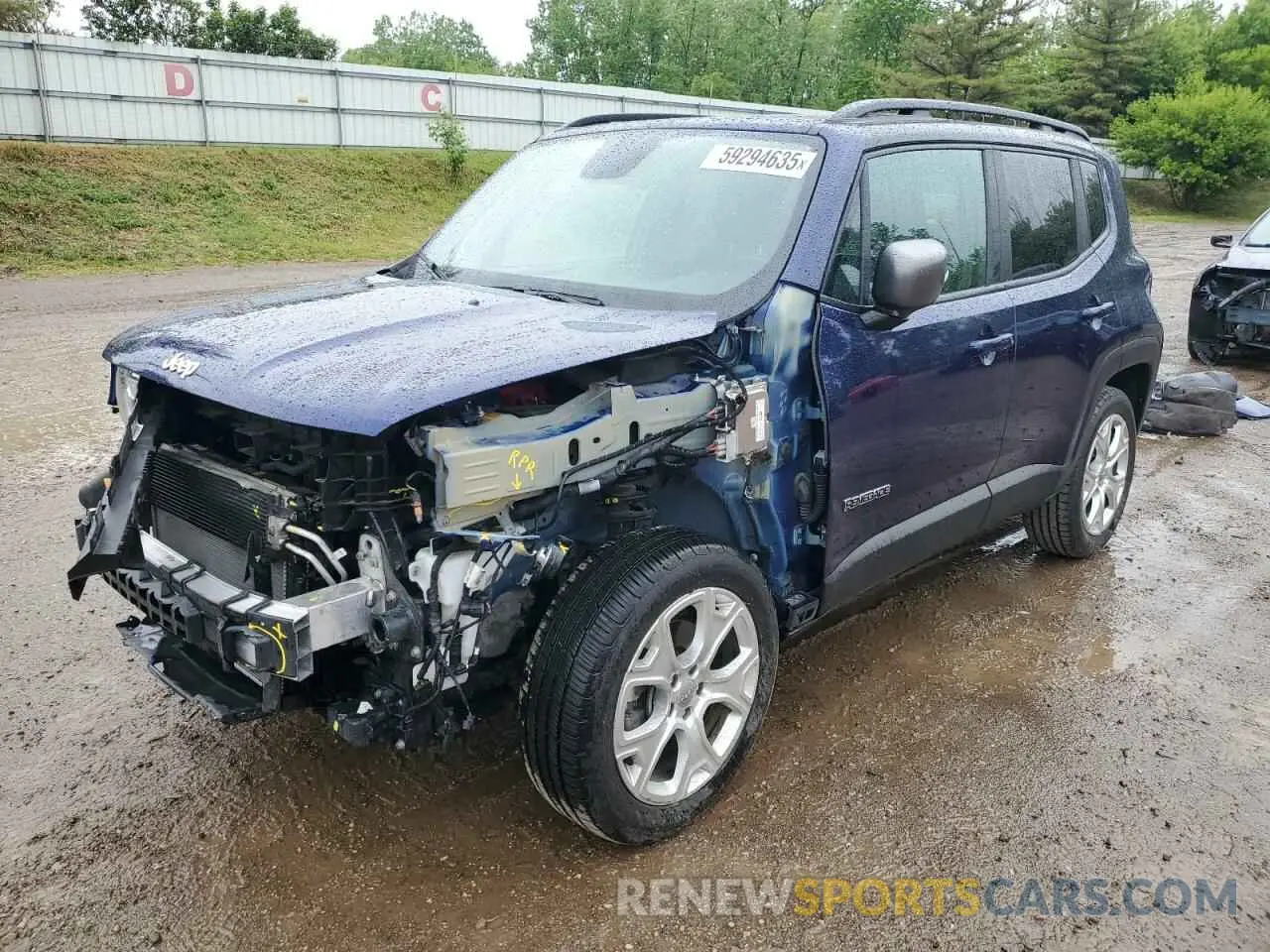 1 Фотография поврежденного автомобиля ZACNJBD18LPL82744 JEEP RENEGADE 2020