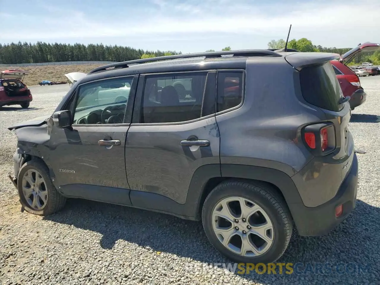 2 Photograph of a damaged car ZACNJBD18LPL89029 JEEP RENEGADE 2020