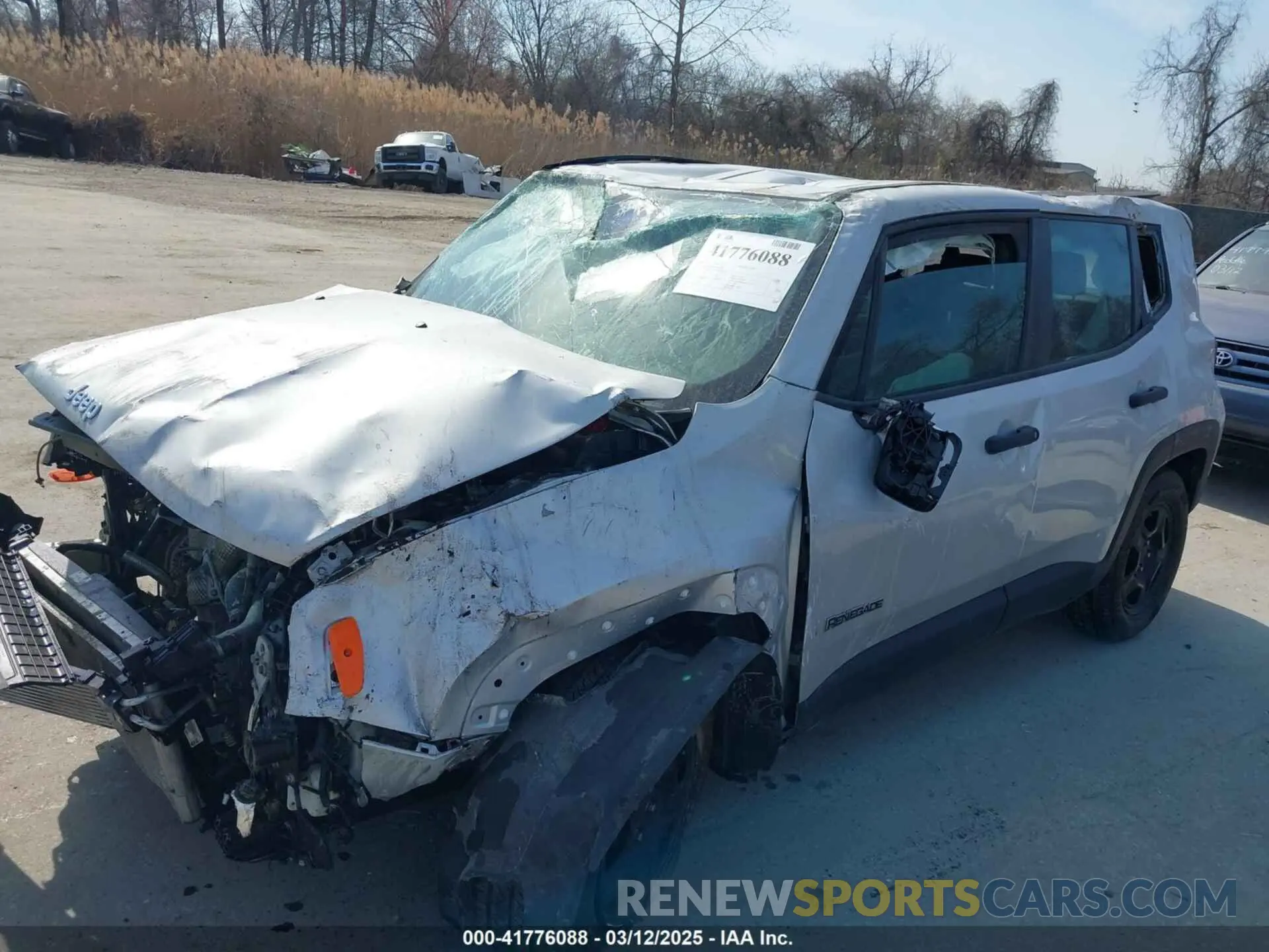 14 Фотография поврежденного автомобиля ZACNJCAB0MPM32217 JEEP RENEGADE 2021