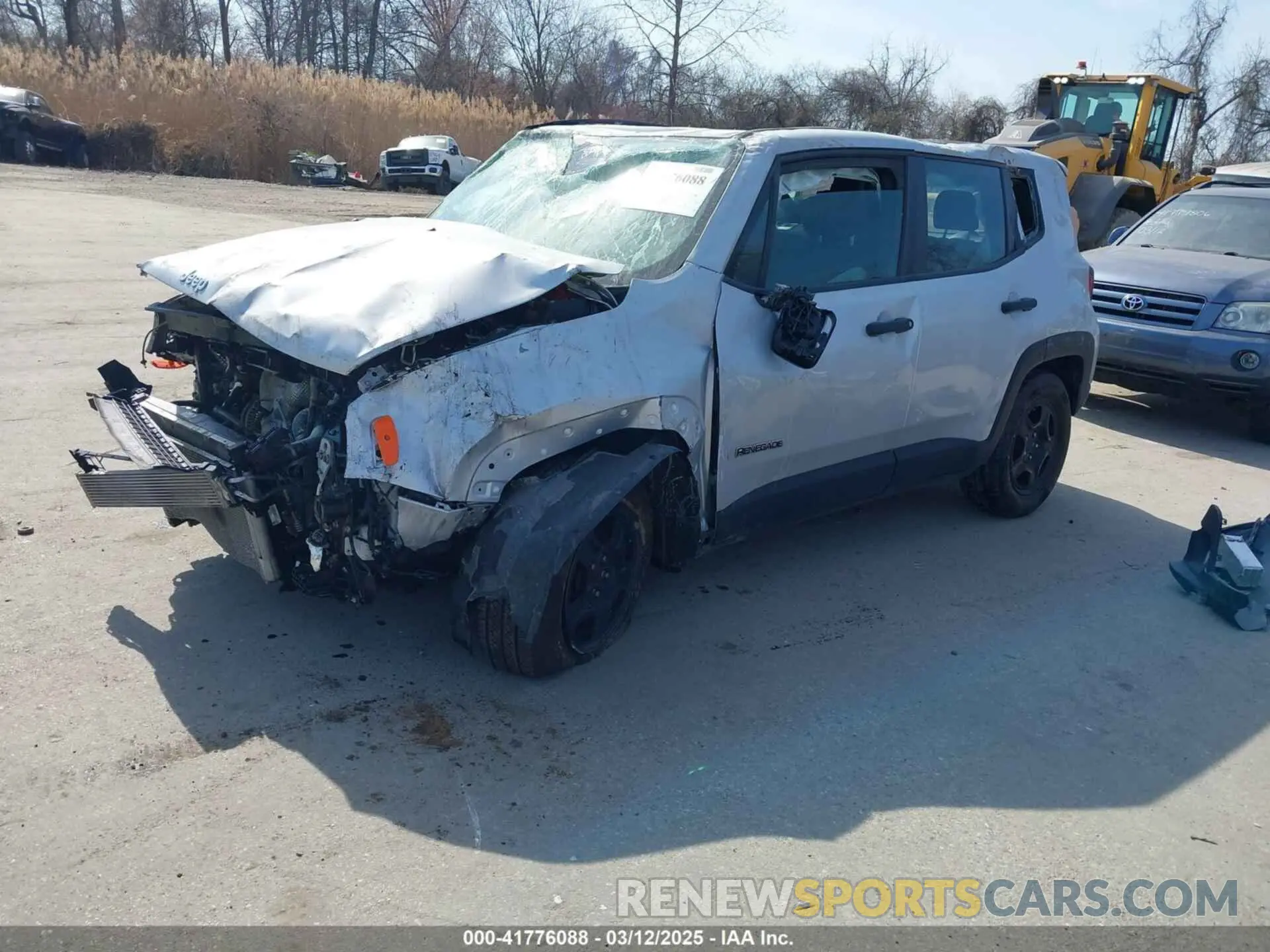 2 Фотография поврежденного автомобиля ZACNJCAB0MPM32217 JEEP RENEGADE 2021
