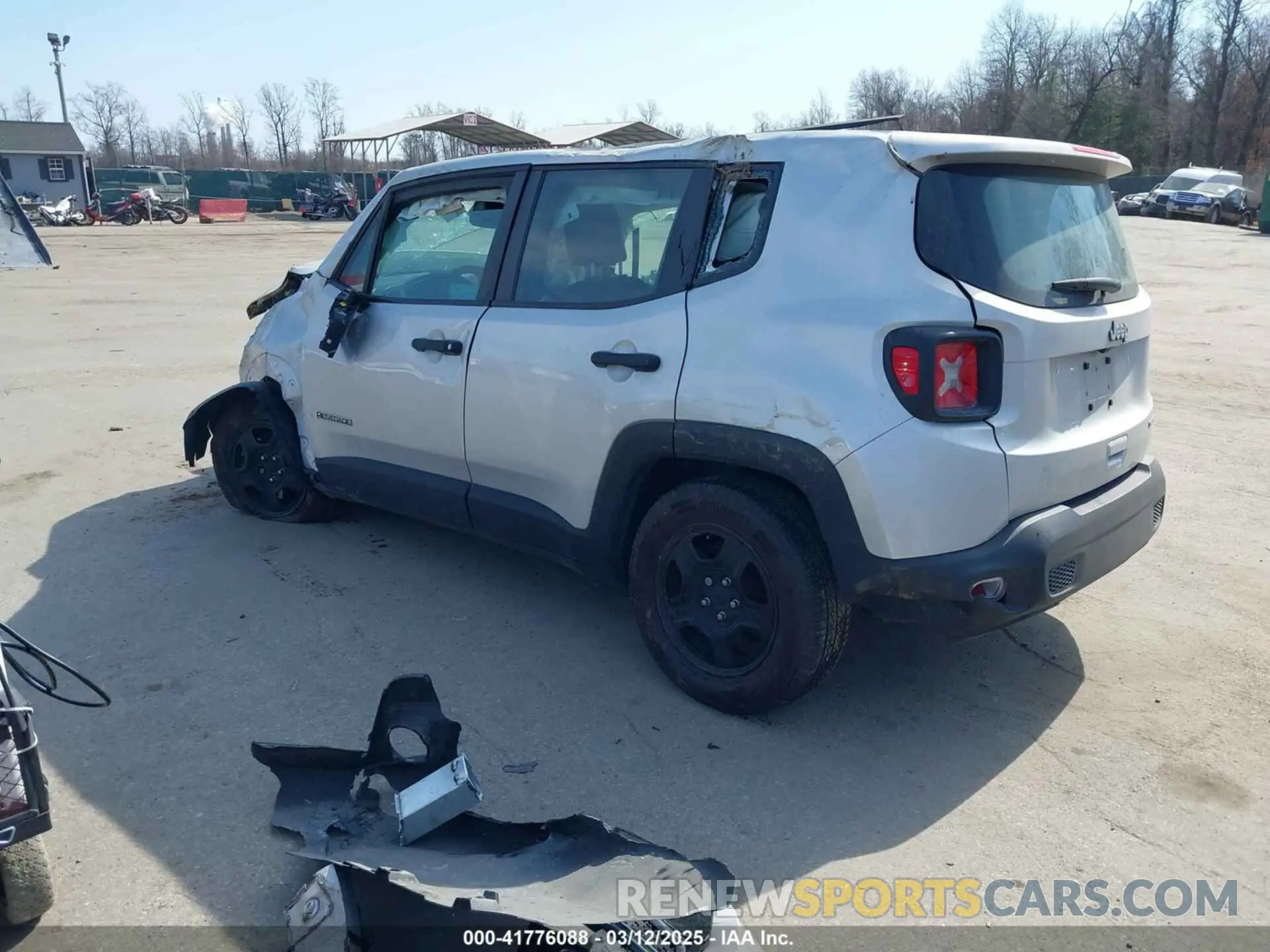 3 Фотография поврежденного автомобиля ZACNJCAB0MPM32217 JEEP RENEGADE 2021