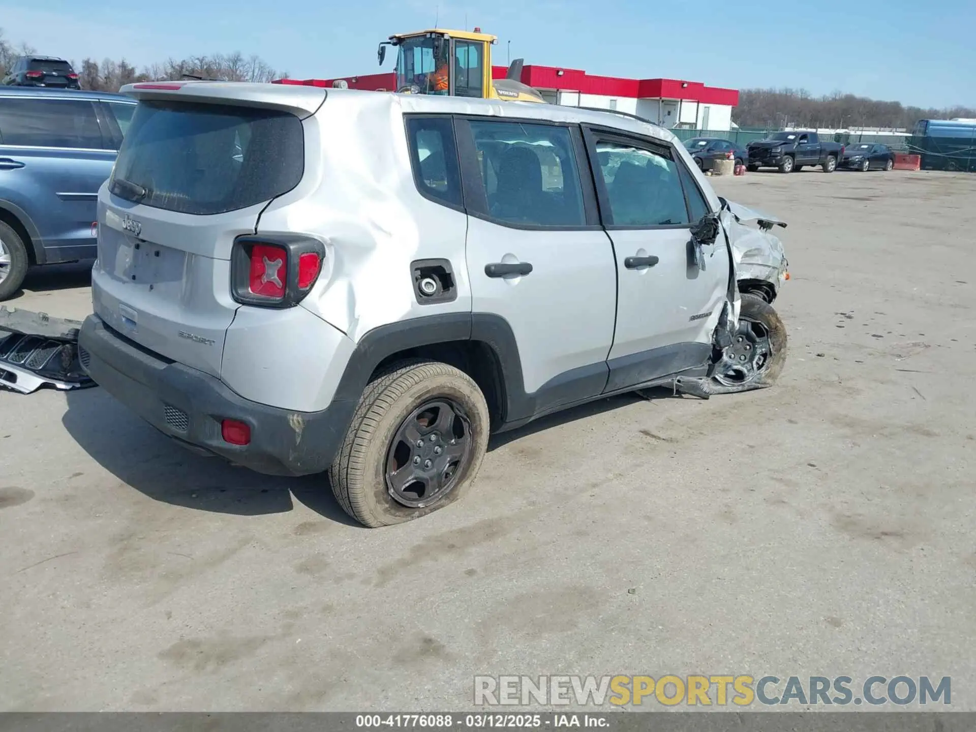 4 Фотография поврежденного автомобиля ZACNJCAB0MPM32217 JEEP RENEGADE 2021