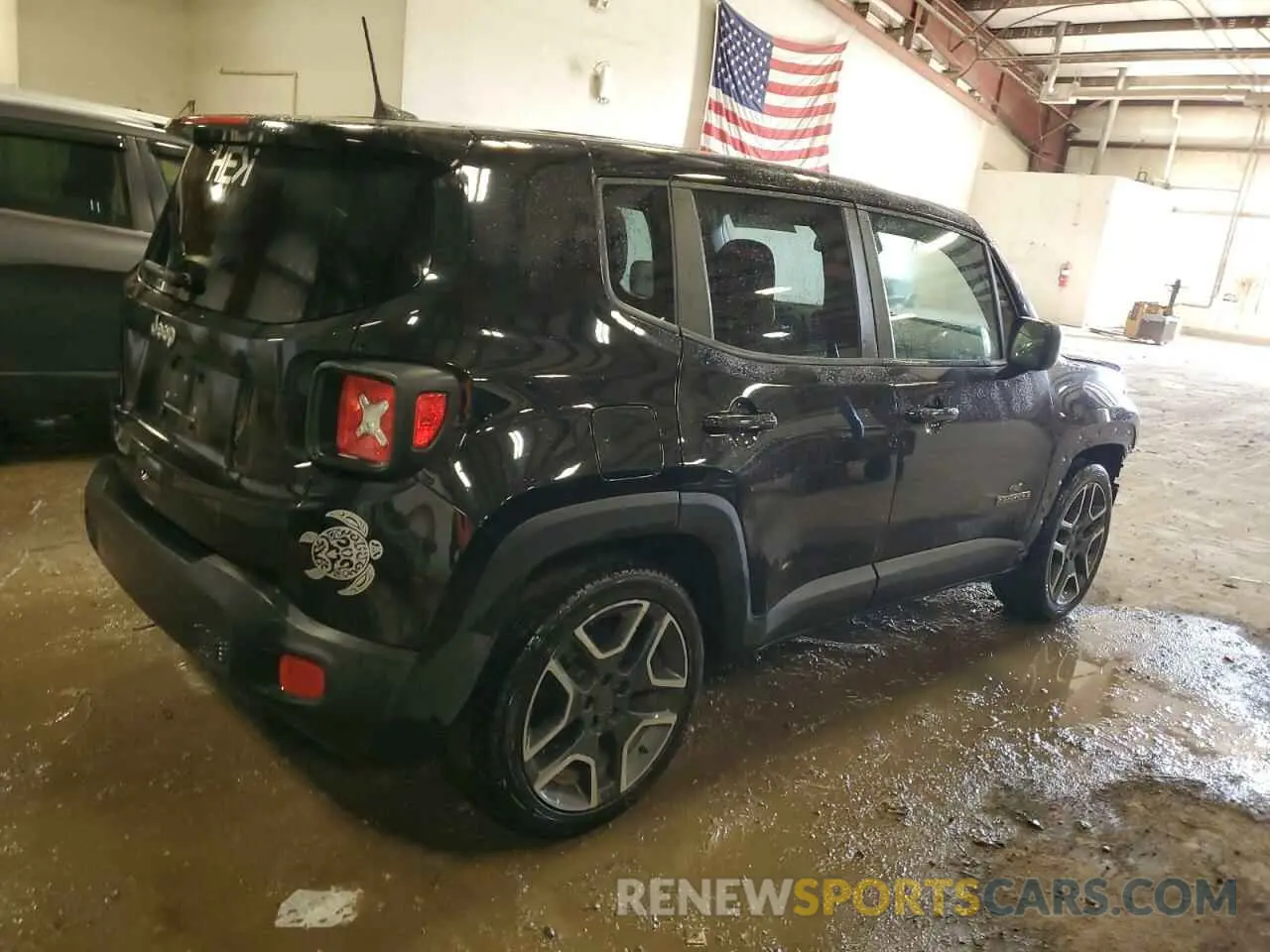 3 Фотография поврежденного автомобиля ZACNJCAB0MPM35327 JEEP RENEGADE 2021