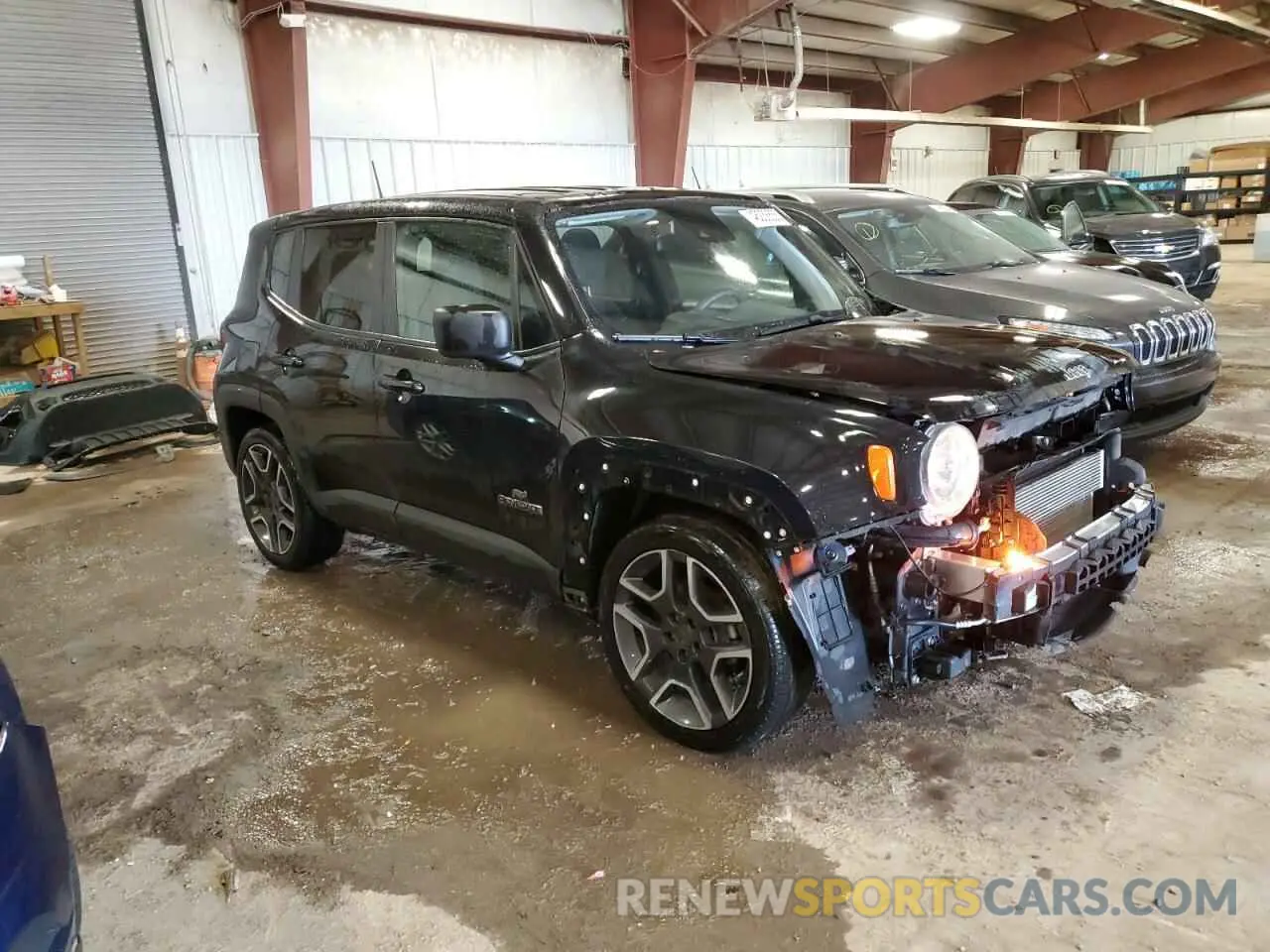 4 Фотография поврежденного автомобиля ZACNJCAB0MPM35327 JEEP RENEGADE 2021