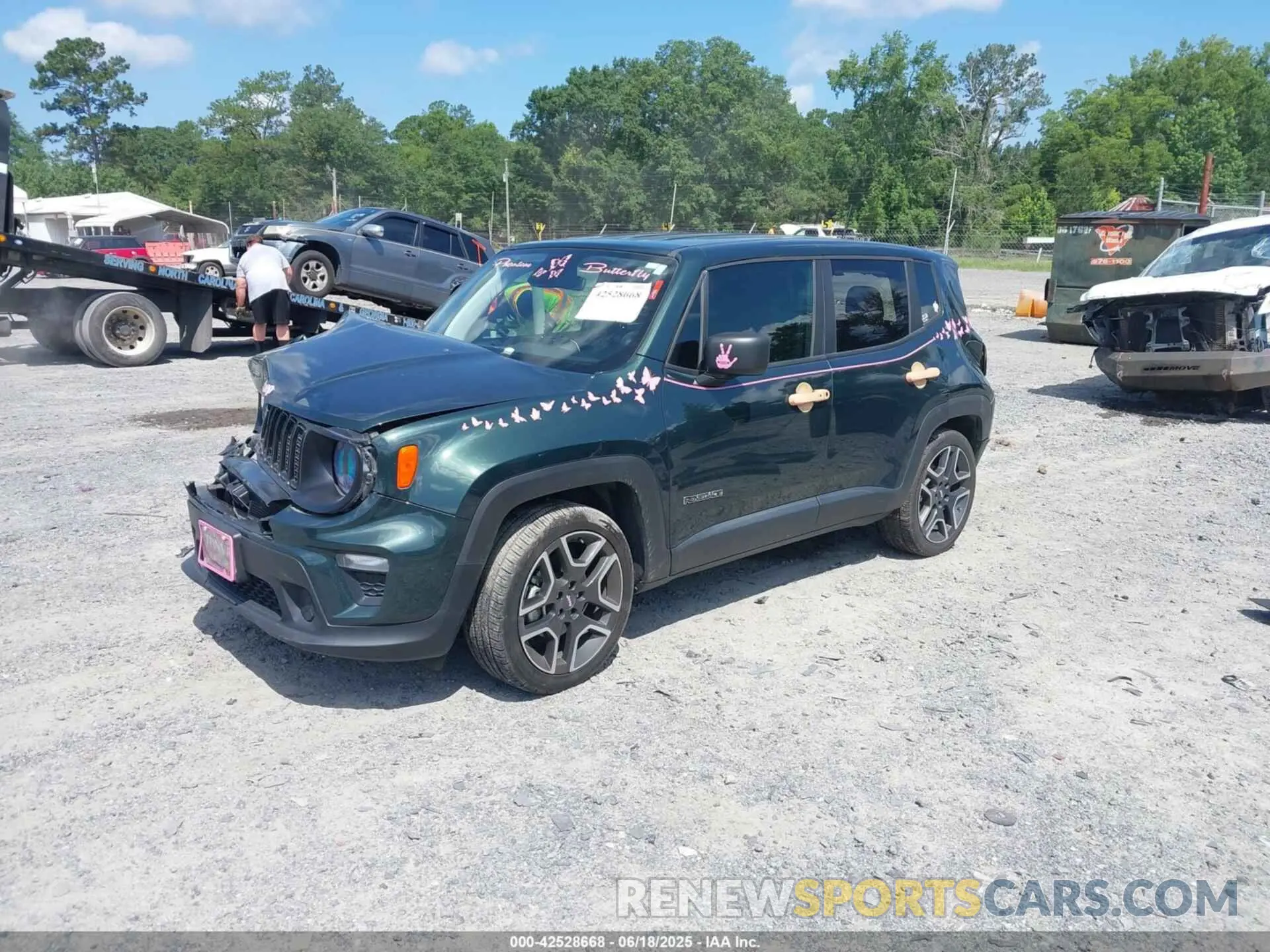 2 Фотография поврежденного автомобиля ZACNJCAB1MPM80678 JEEP RENEGADE 2021