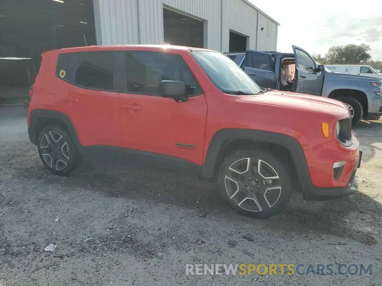 4 Photograph of a damaged car ZACNJCAB2MPM71178 JEEP RENEGADE 2021