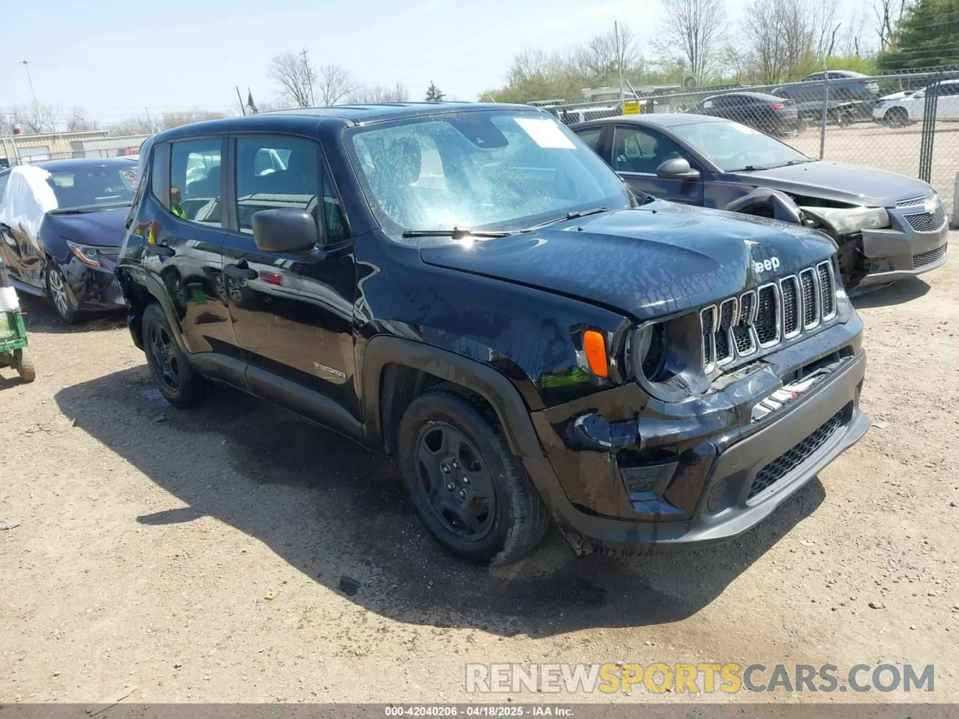1 Photograph of a damaged car ZACNJCAB3MPM23592 JEEP RENEGADE 2021