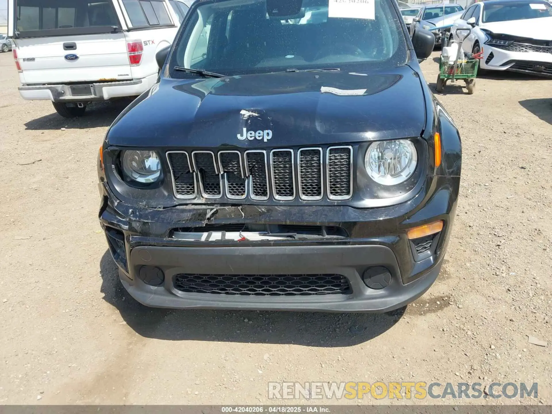 17 Photograph of a damaged car ZACNJCAB3MPM23592 JEEP RENEGADE 2021