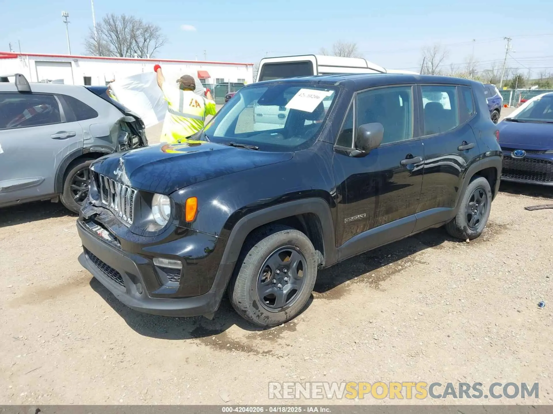 2 Photograph of a damaged car ZACNJCAB3MPM23592 JEEP RENEGADE 2021