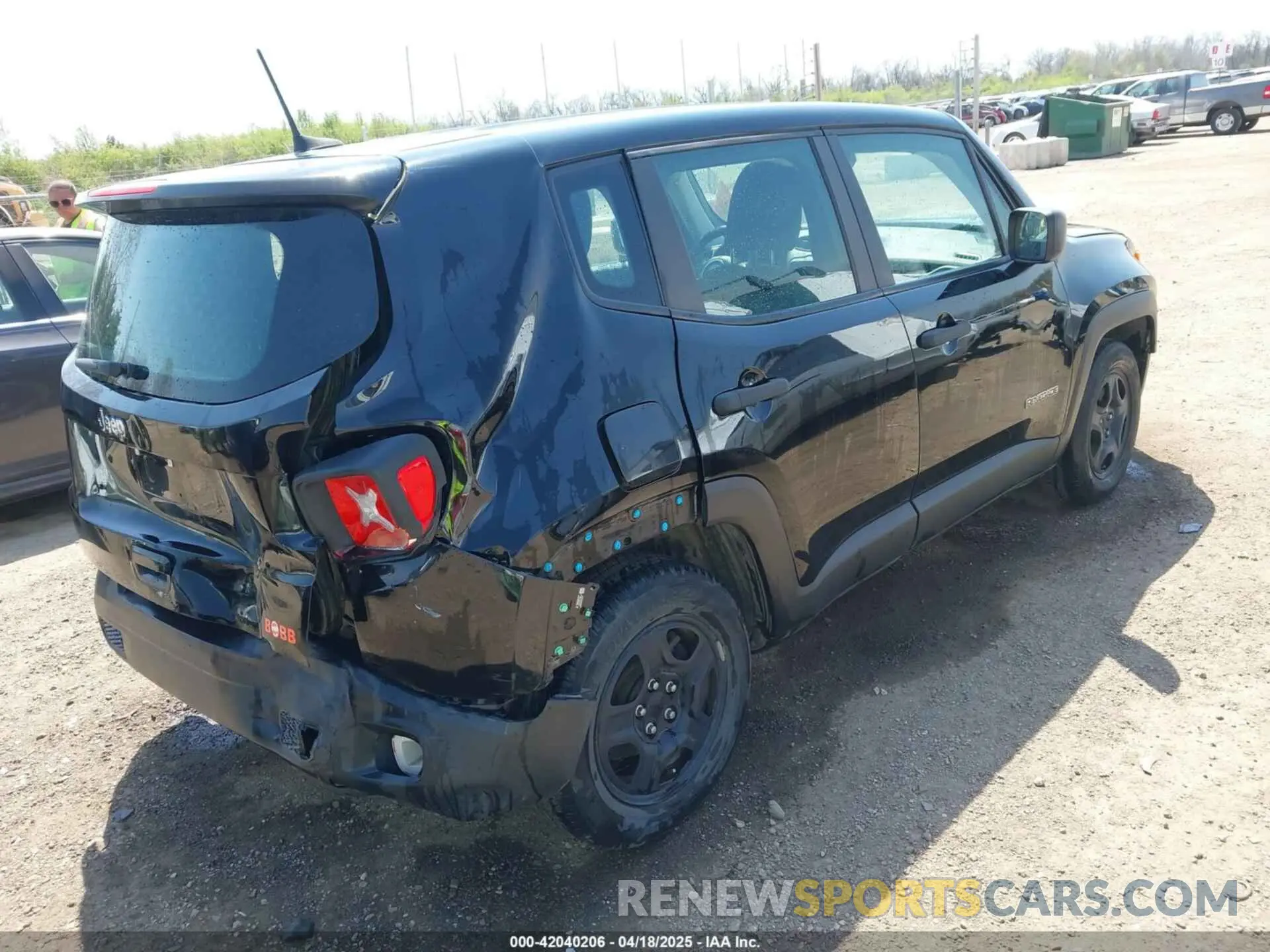 4 Photograph of a damaged car ZACNJCAB3MPM23592 JEEP RENEGADE 2021