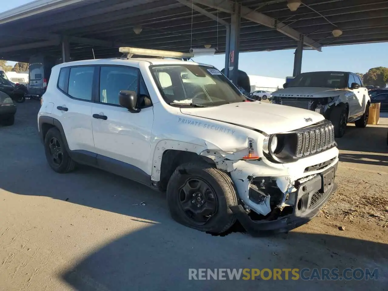 4 Photograph of a damaged car ZACNJCAB3MPM30316 JEEP RENEGADE 2021