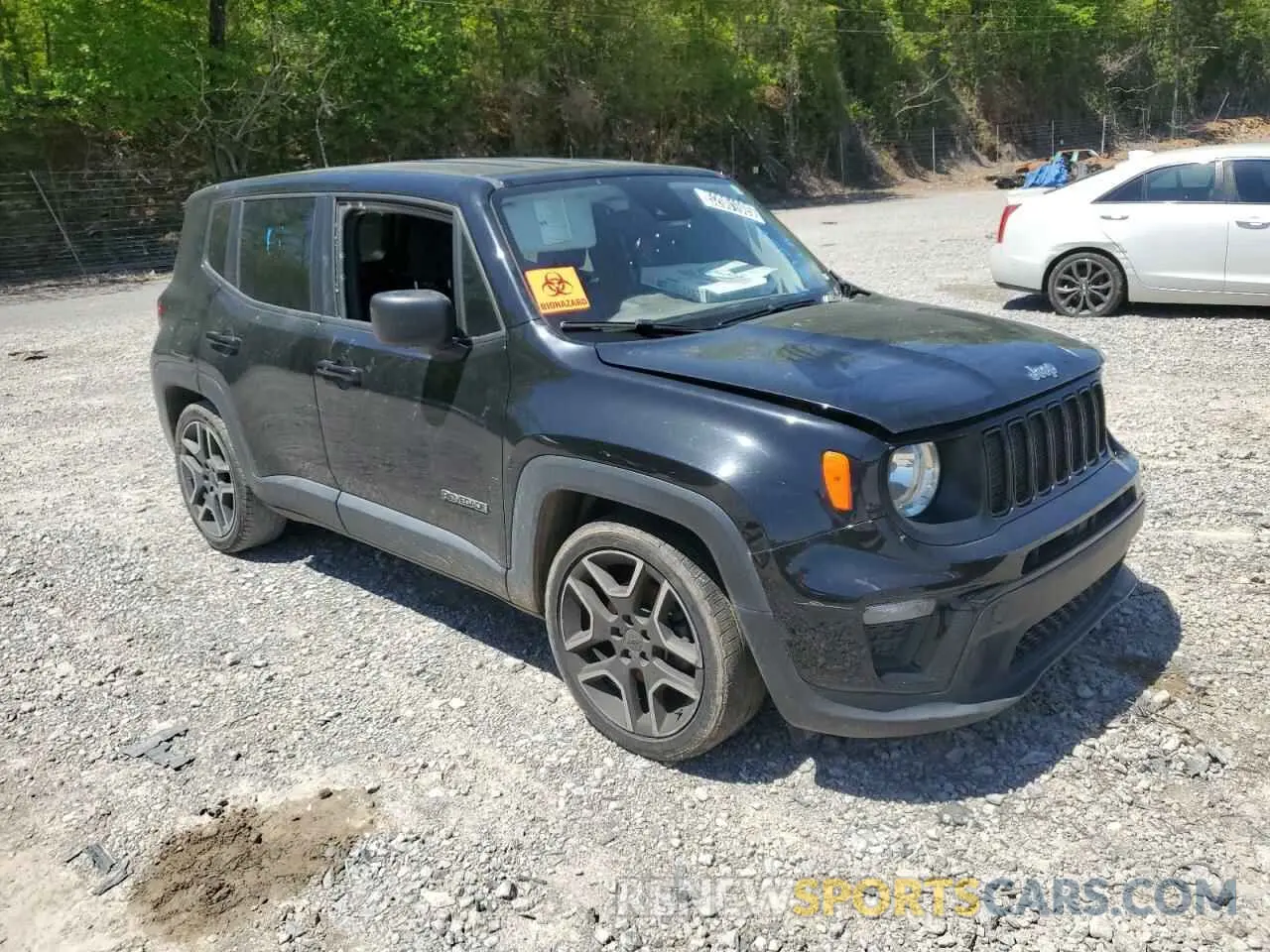 4 Фотография поврежденного автомобиля ZACNJCAB3MPM35872 JEEP RENEGADE 2021