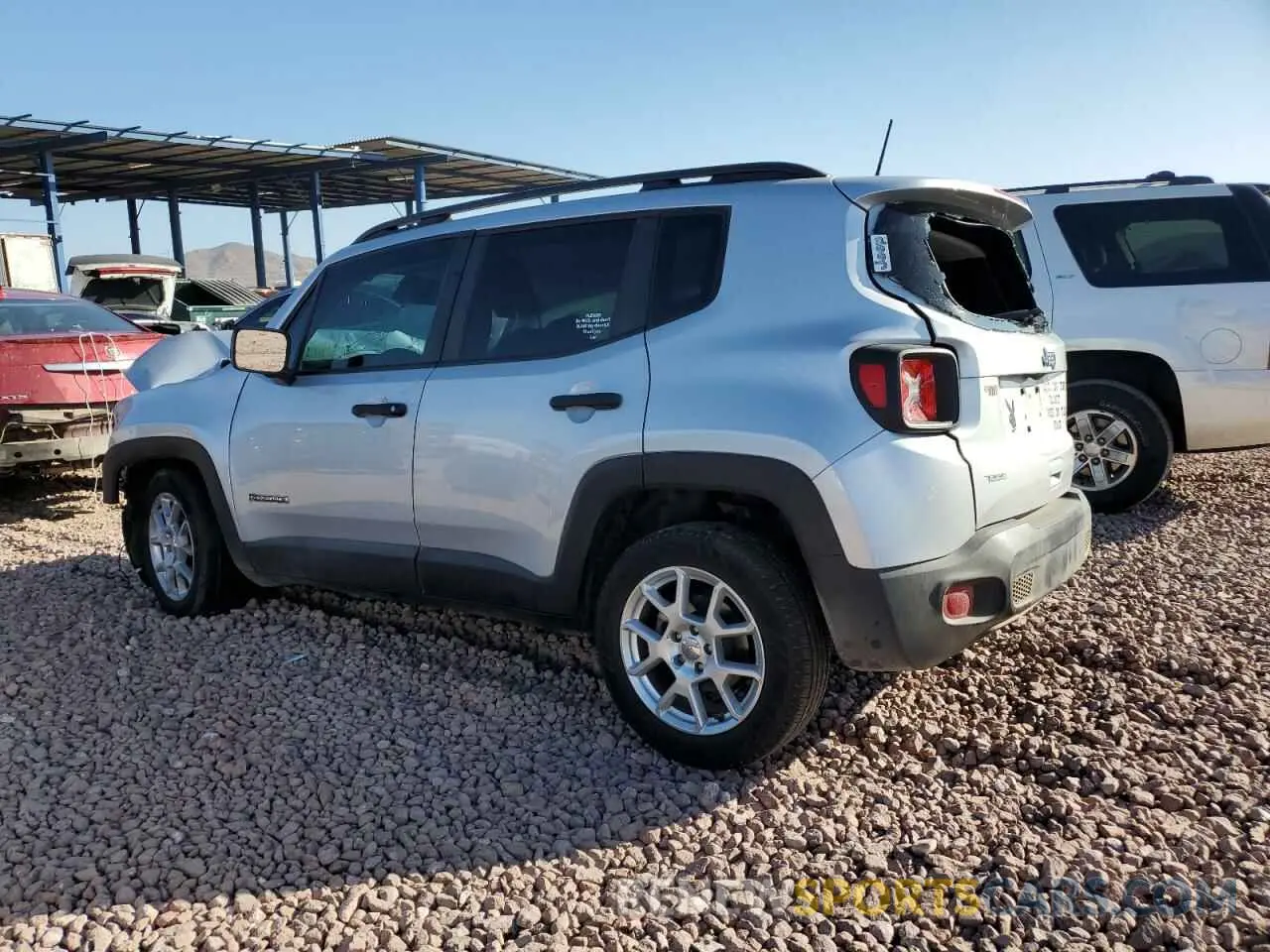 2 Фотография поврежденного автомобиля ZACNJCAB5MPM24663 JEEP RENEGADE 2021