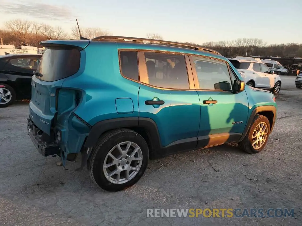 3 Photograph of a damaged car ZACNJCAB7MPM26124 JEEP RENEGADE 2021