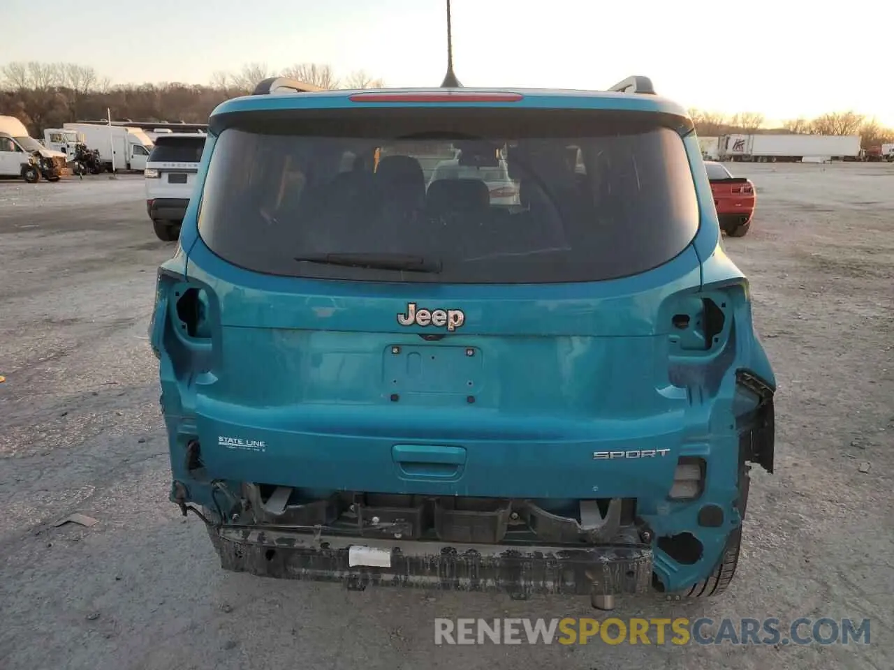 6 Photograph of a damaged car ZACNJCAB7MPM26124 JEEP RENEGADE 2021