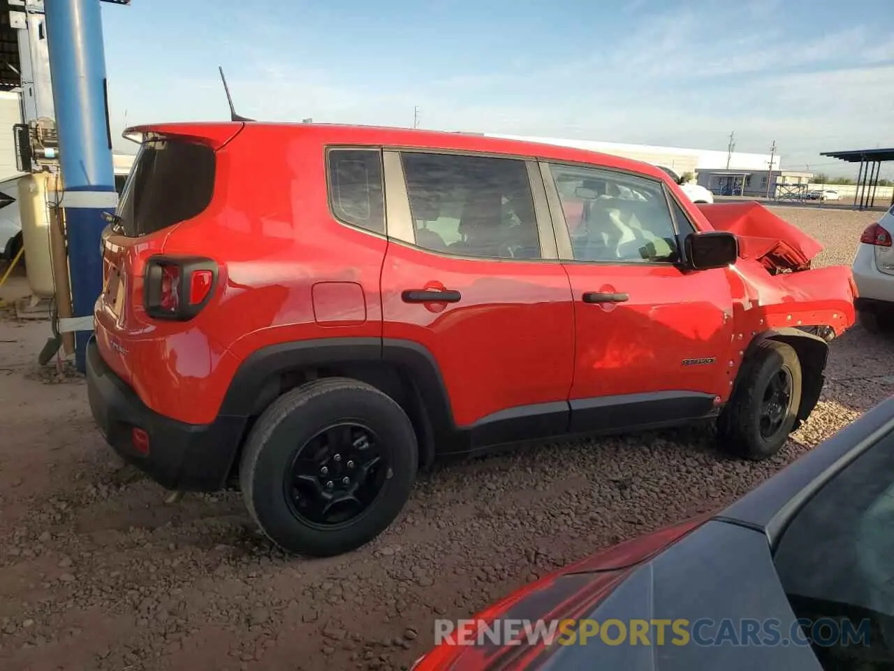 3 Фотография поврежденного автомобиля ZACNJCAB8MPM21935 JEEP RENEGADE 2021