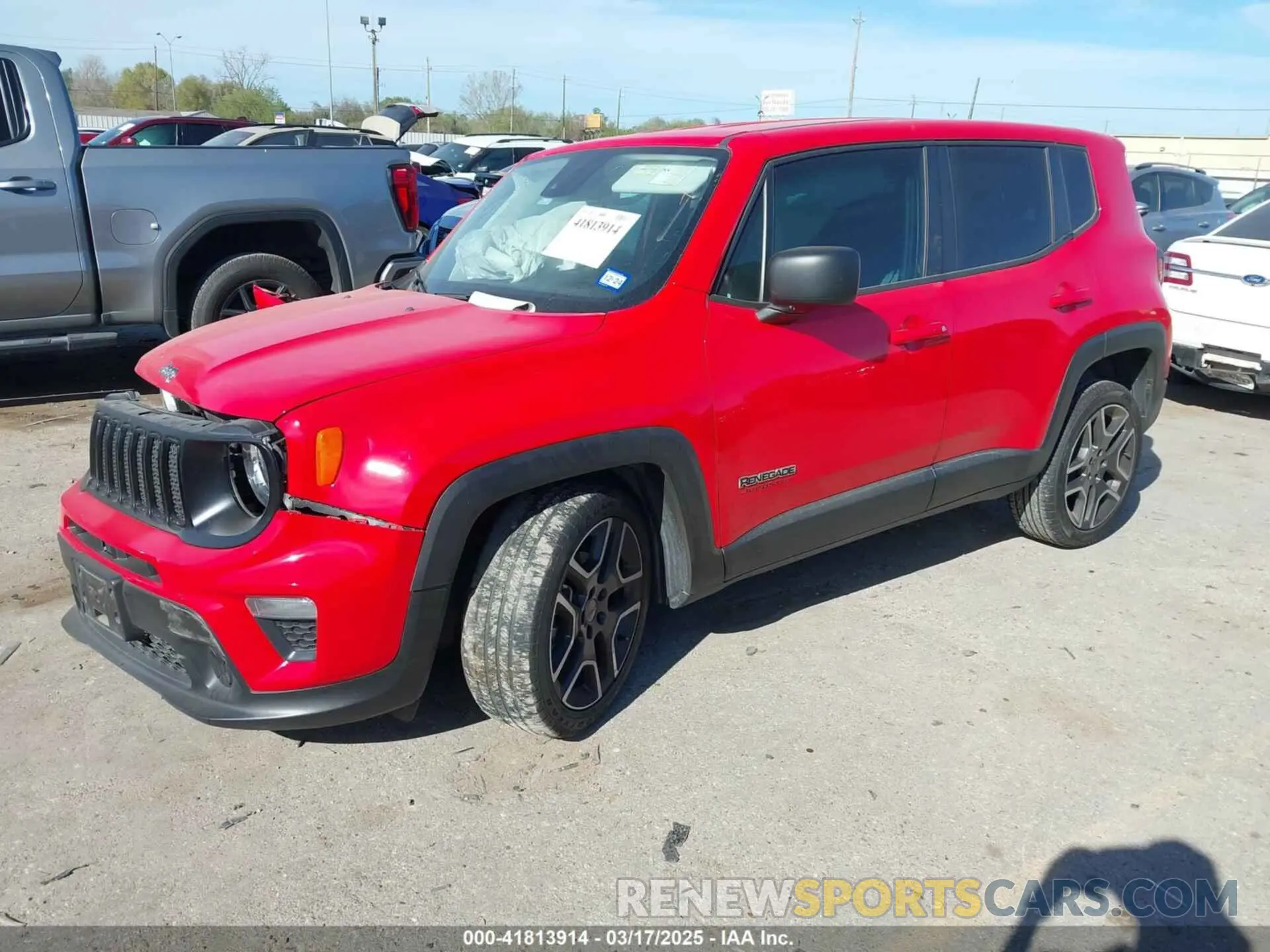 2 Фотография поврежденного автомобиля ZACNJCAB8MPM72920 JEEP RENEGADE 2021