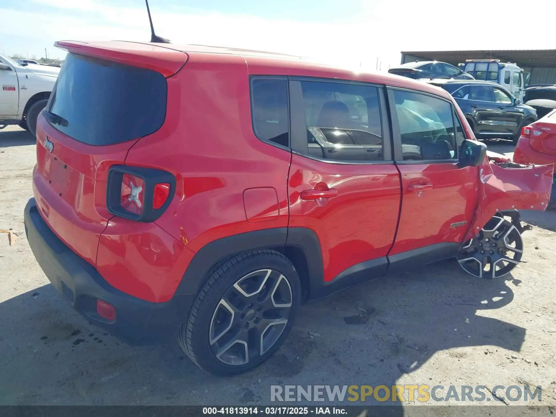 4 Фотография поврежденного автомобиля ZACNJCAB8MPM72920 JEEP RENEGADE 2021