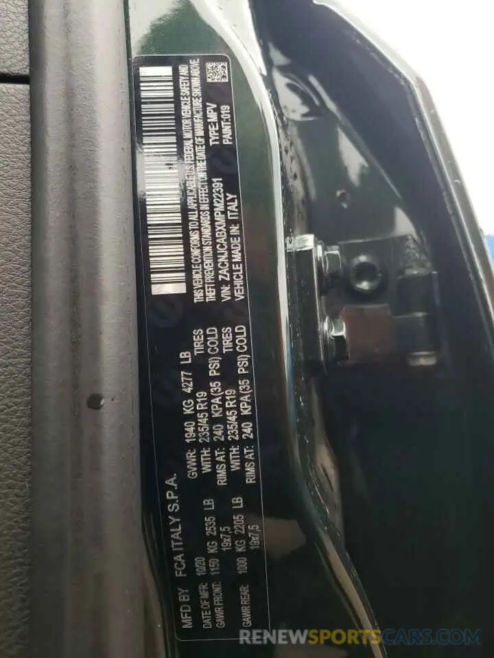 12 Фотография поврежденного автомобиля ZACNJCABXMPM22391 JEEP RENEGADE 2021