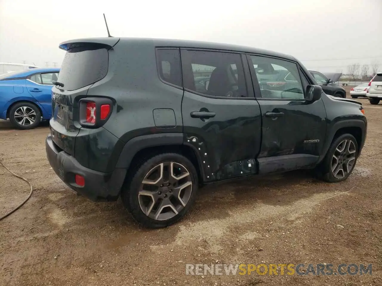3 Фотография поврежденного автомобиля ZACNJCABXMPM22391 JEEP RENEGADE 2021