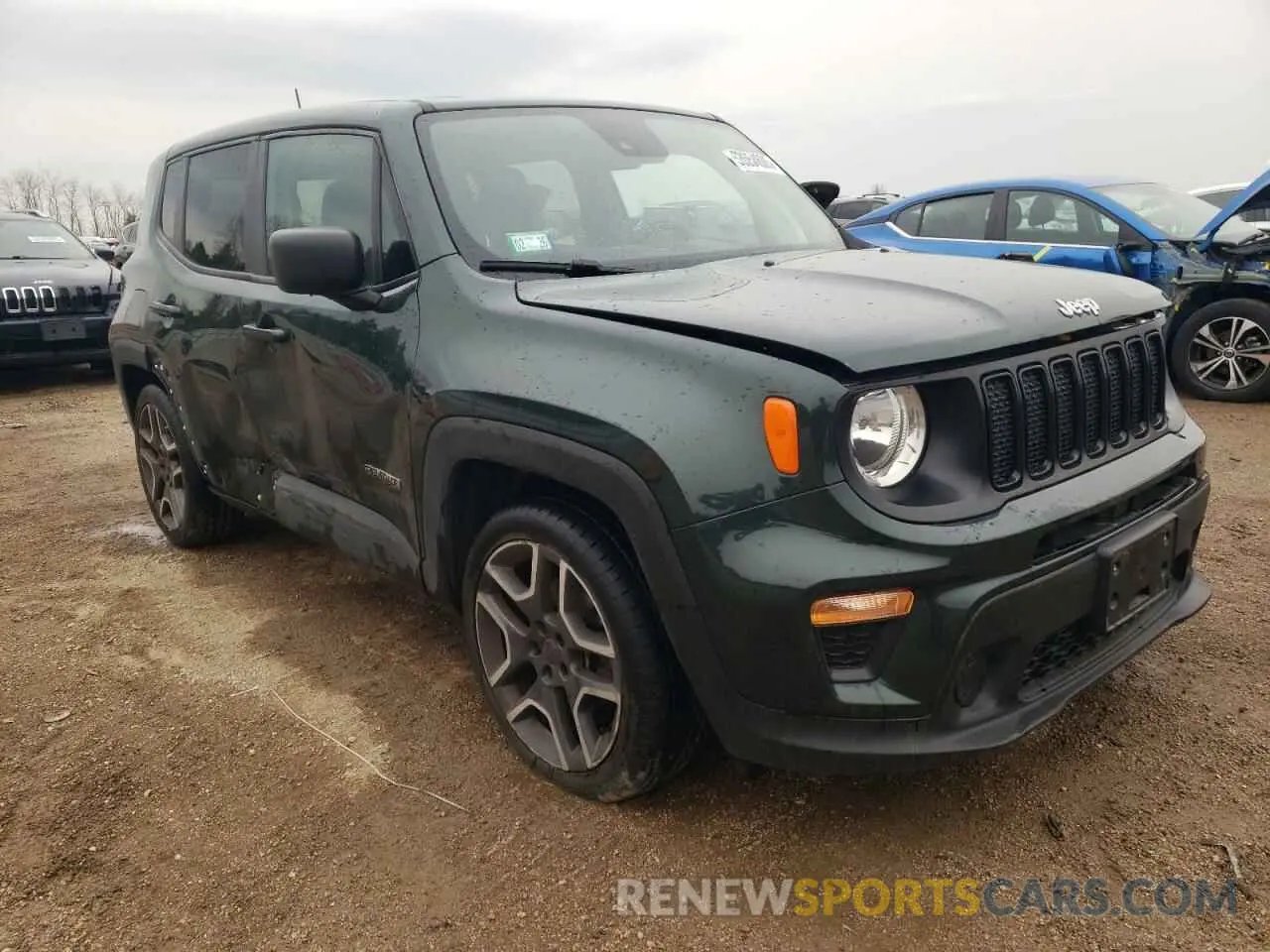4 Фотография поврежденного автомобиля ZACNJCABXMPM22391 JEEP RENEGADE 2021